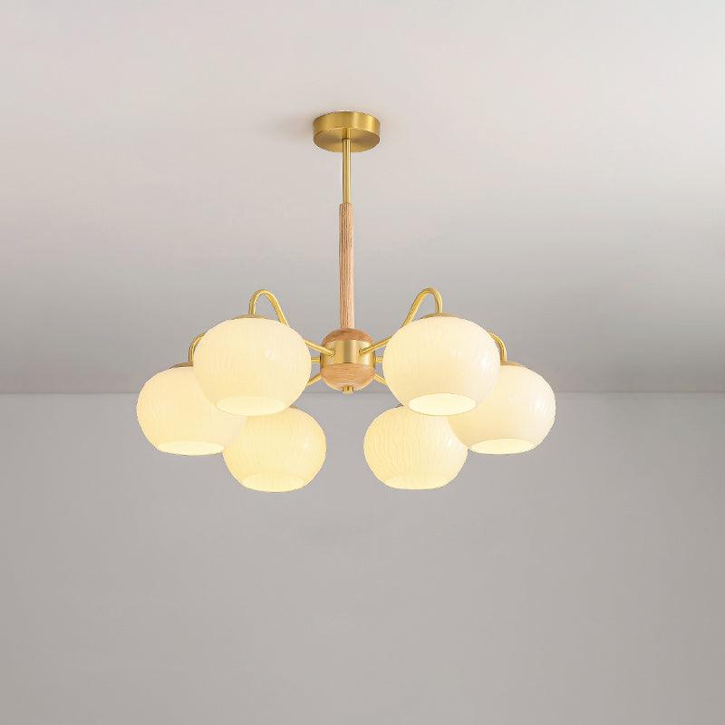 Elyra Elegant Wood Chandelier - Letslighting