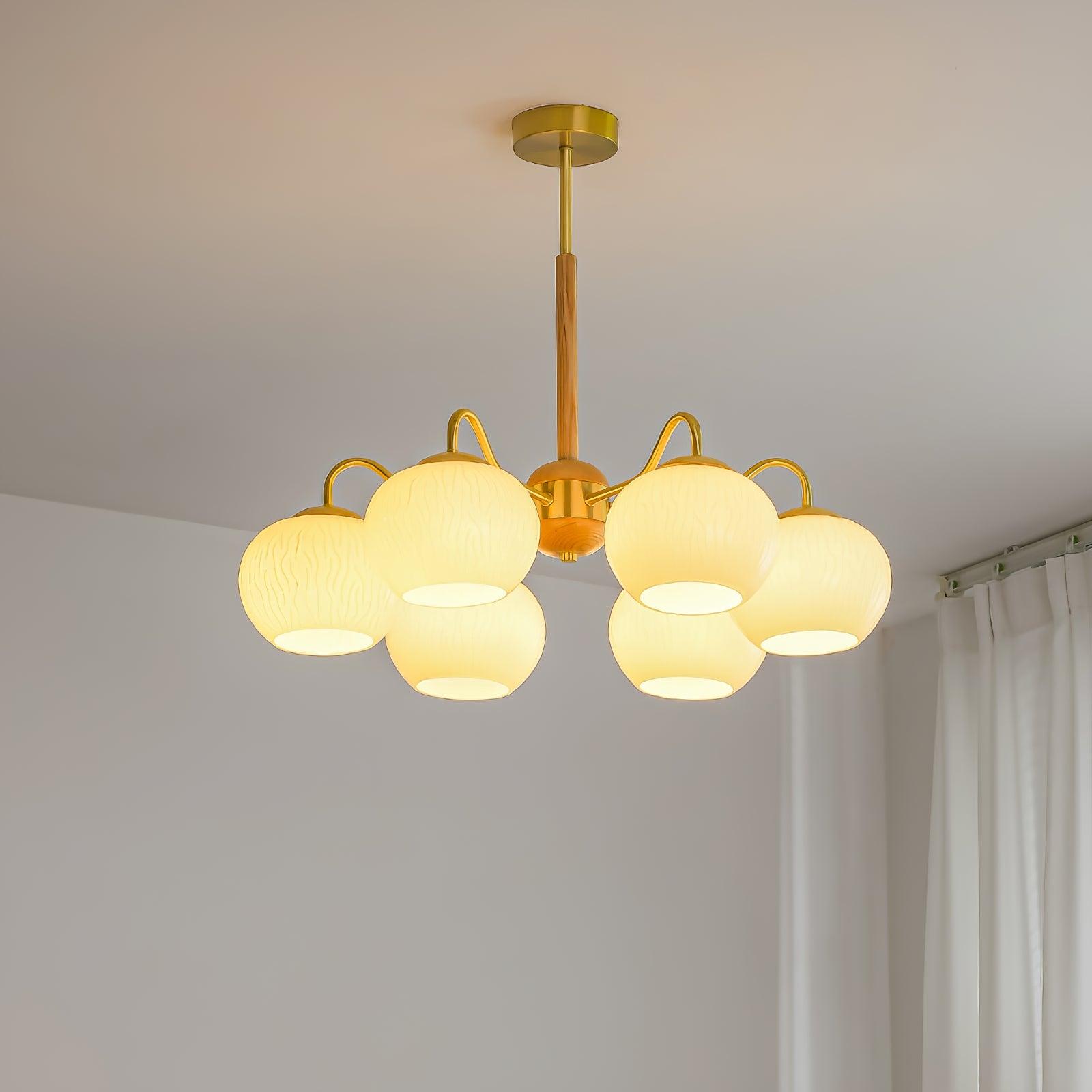 Elyra Elegant Wood Chandelier - Letslighting