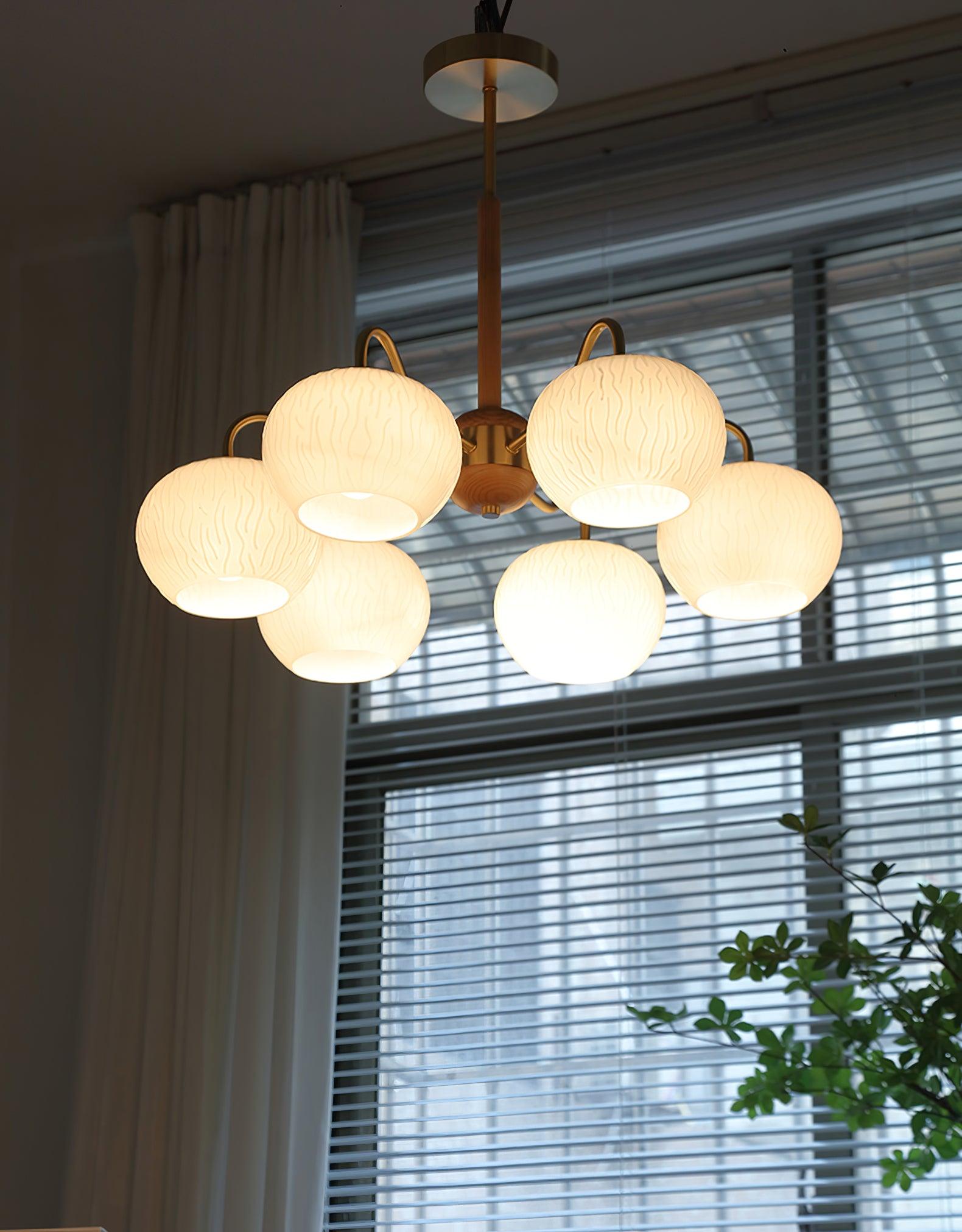 Elyra Elegant Wood Chandelier - Letslighting