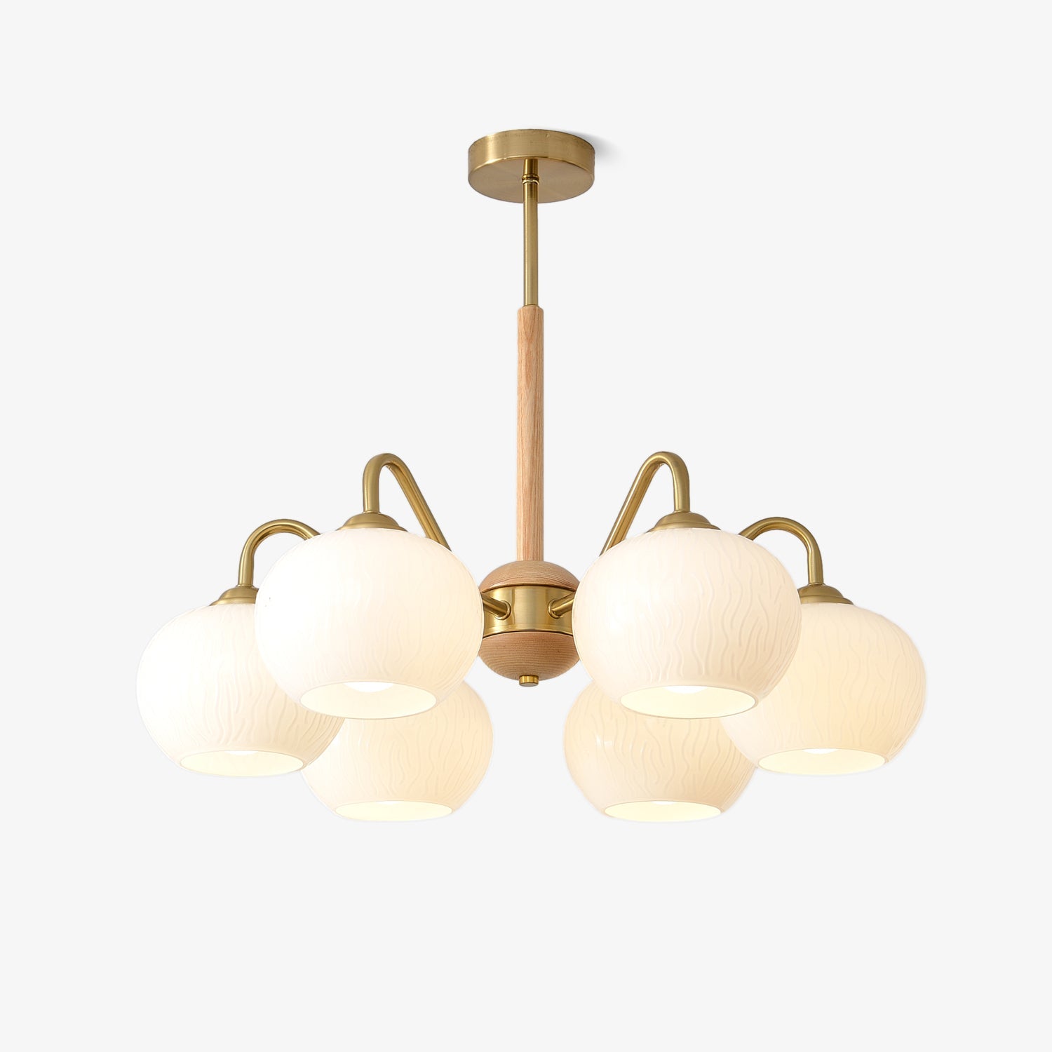 Elyra Elegant Wood Chandelier - Letslighting