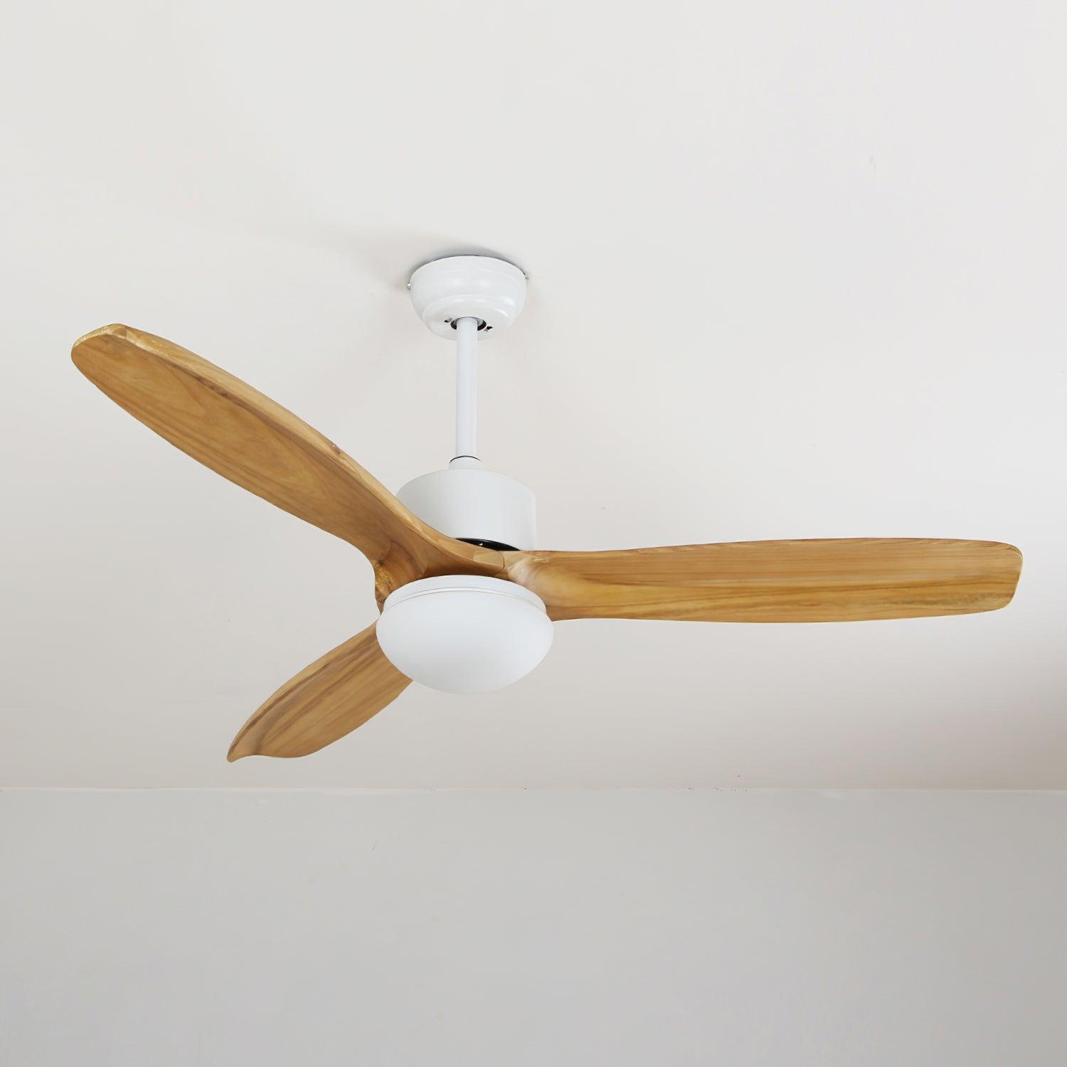 Utalis Elegance Natural Ceiling Fan Light - Letslighting