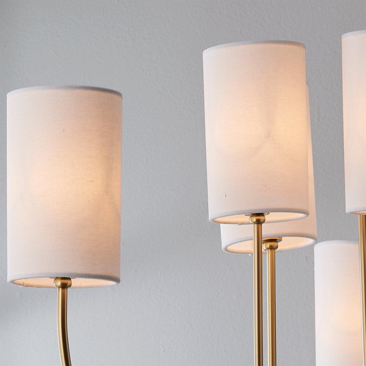 Asolira Vintage Industrial Black Fabric Chandelier - Letslighting