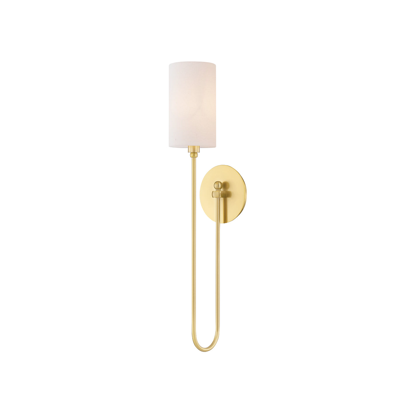 Syvineth Modern Minimalist Brass Fabric Wall Lamp - Letslighting