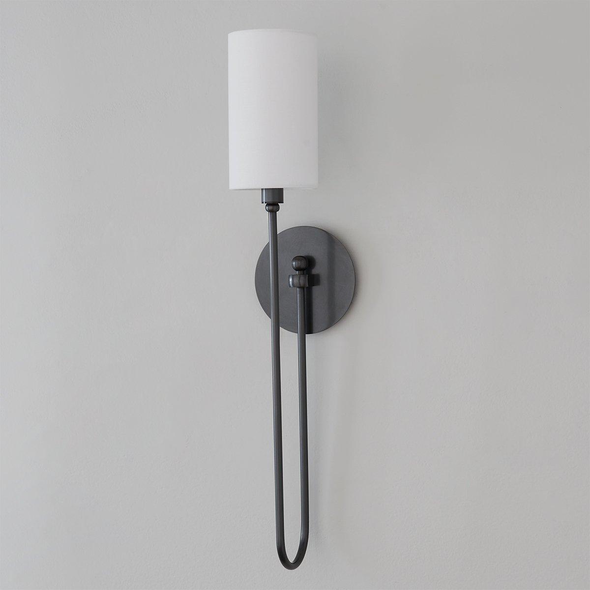 Syvineth Modern Minimalist Brass Fabric Wall Lamp - Letslighting