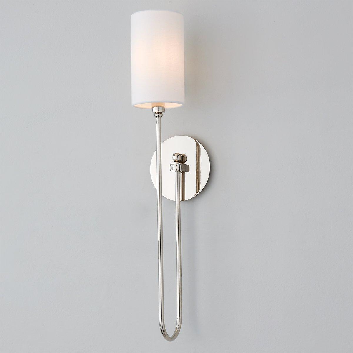 Syvineth Modern Minimalist Brass Fabric Wall Lamp - Letslighting