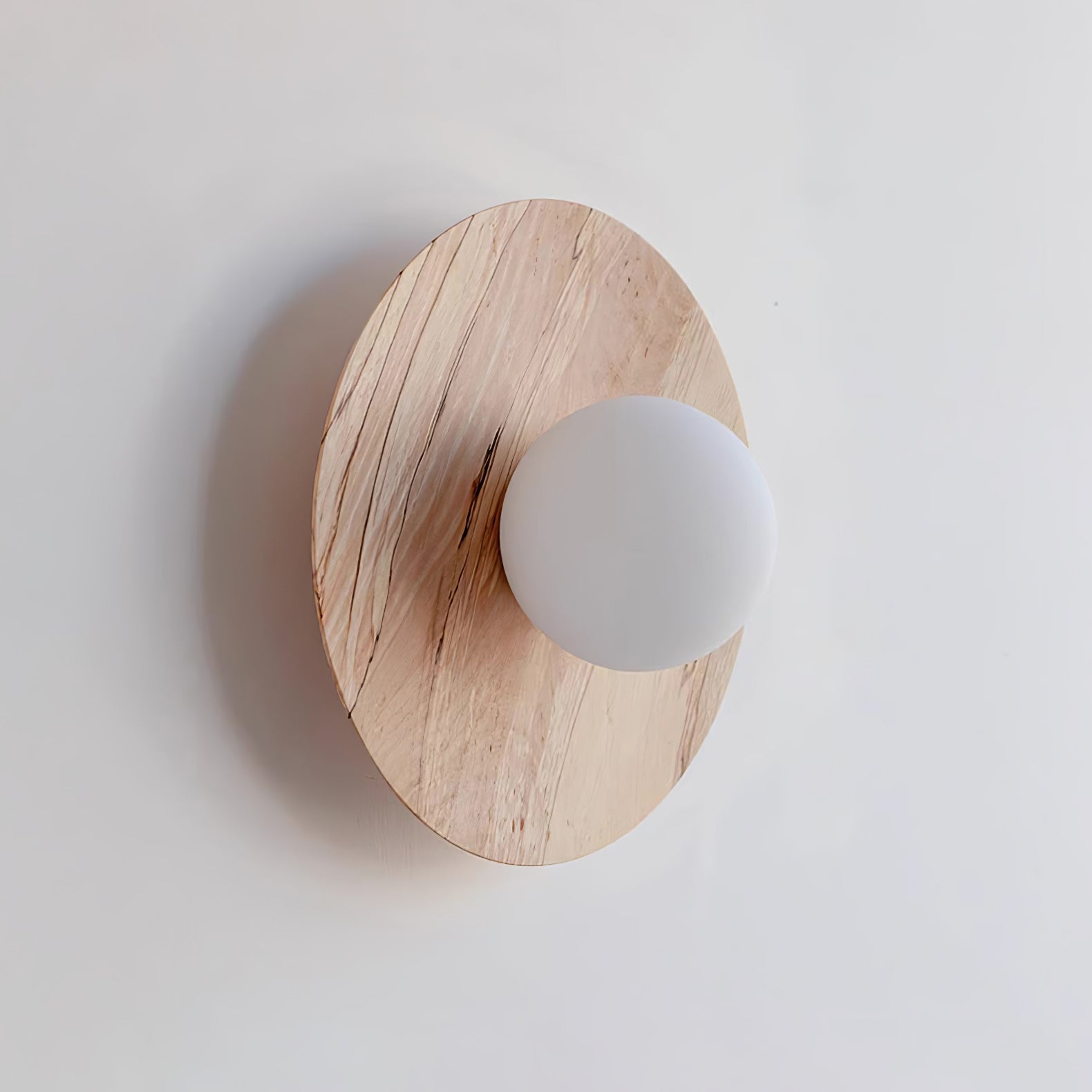 Arlirir Modern Minimalist Wooden Glass Wall Light - Letslighting
