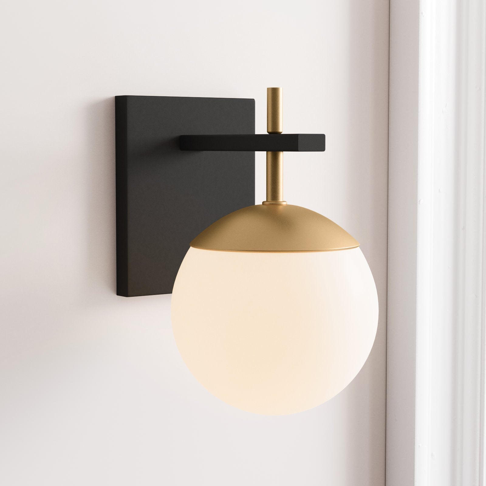 Ilmaros Modern Minimalist Globe Glass Sconce Wall lamp - Letslighting