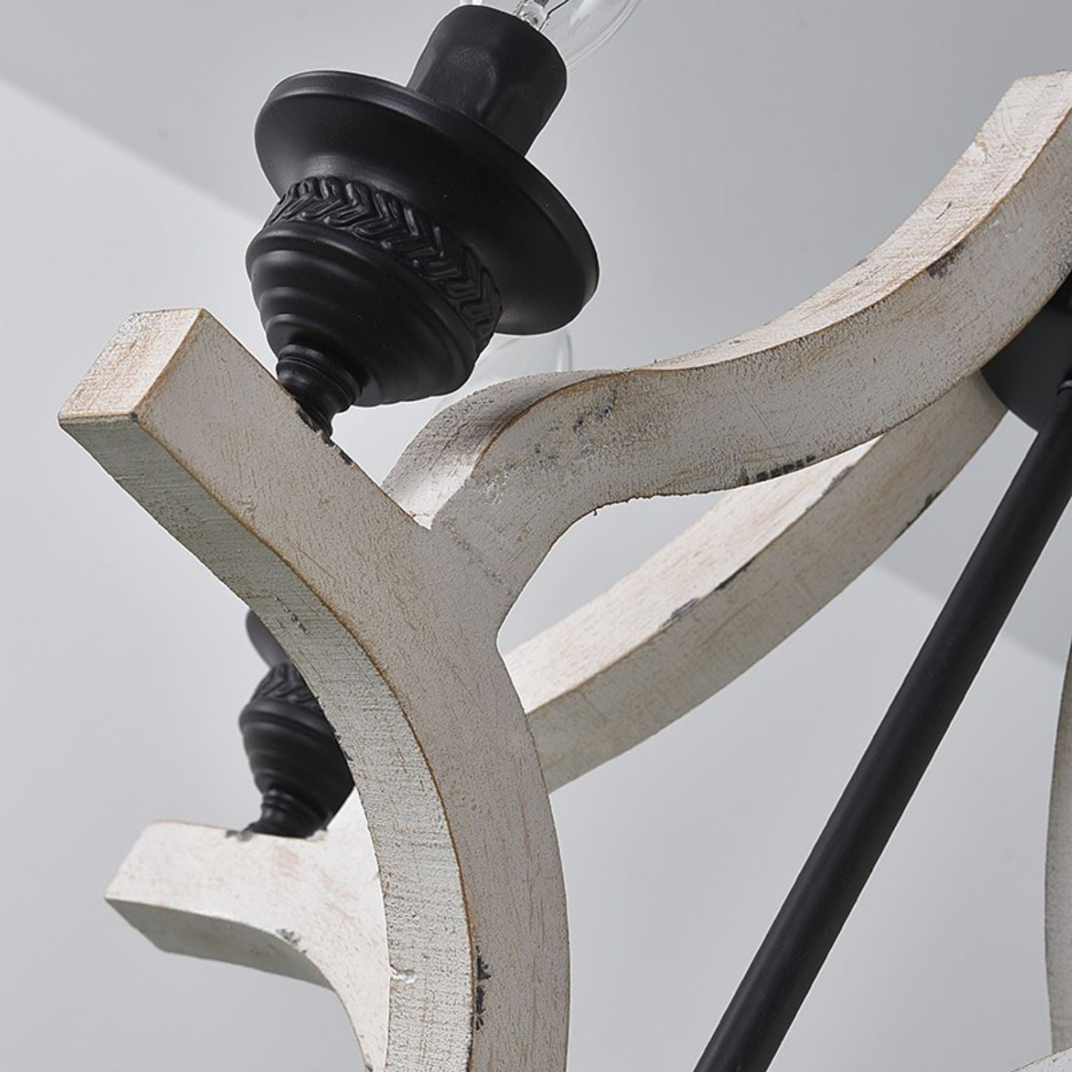 Ephaos Vintage Industrial Wooden Chandelier - Letslighting