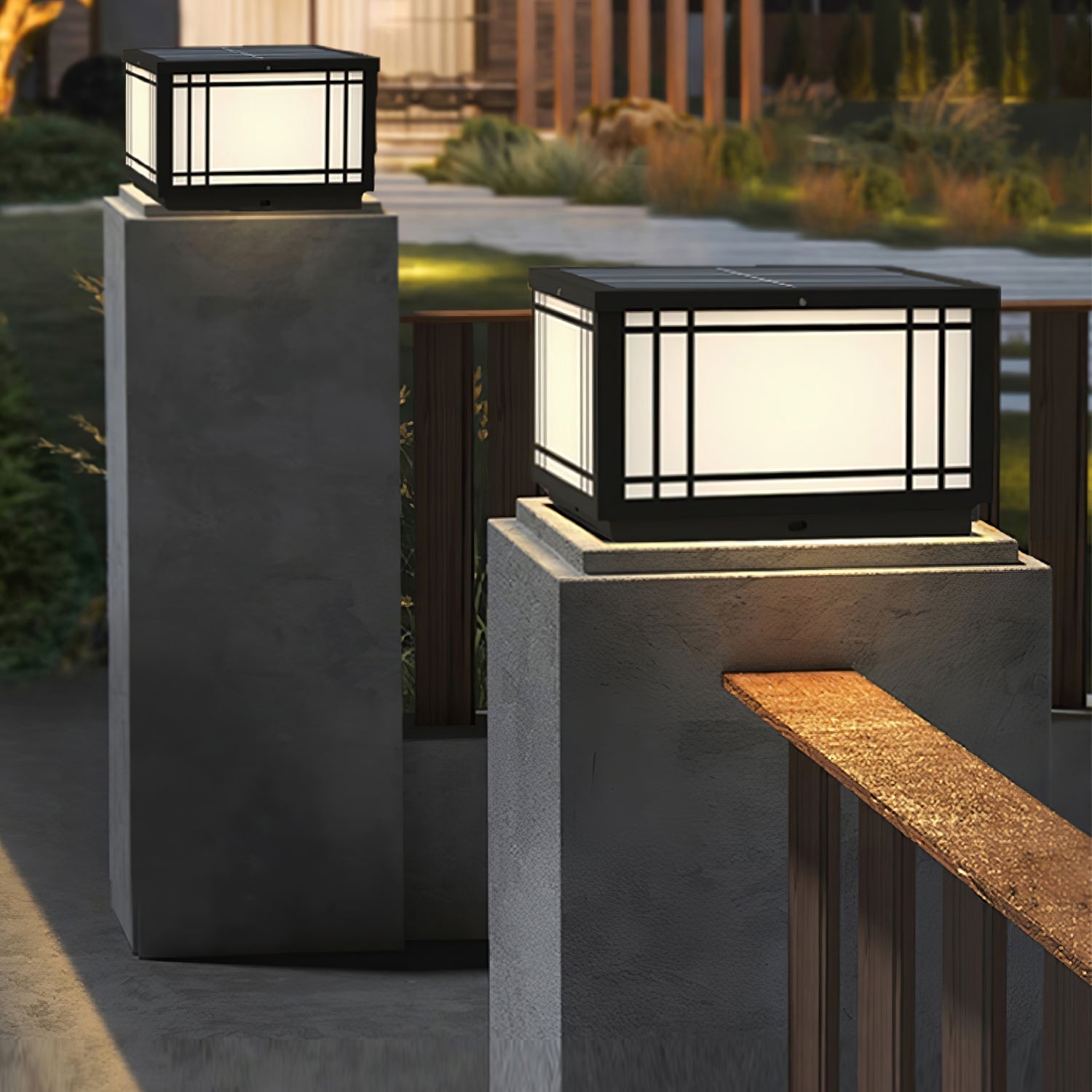 Harrison Classic Premium Solar Cube Outdoor Lamp - Letslighting