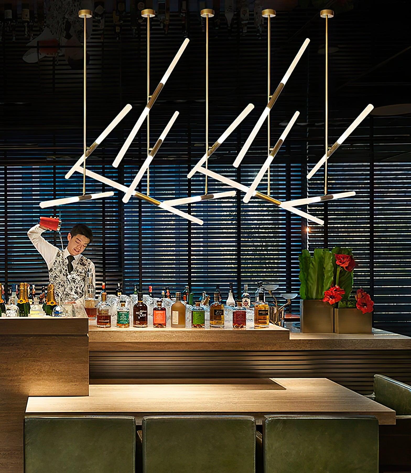 Mabel Linear Modern Pendant Light - Letslighting