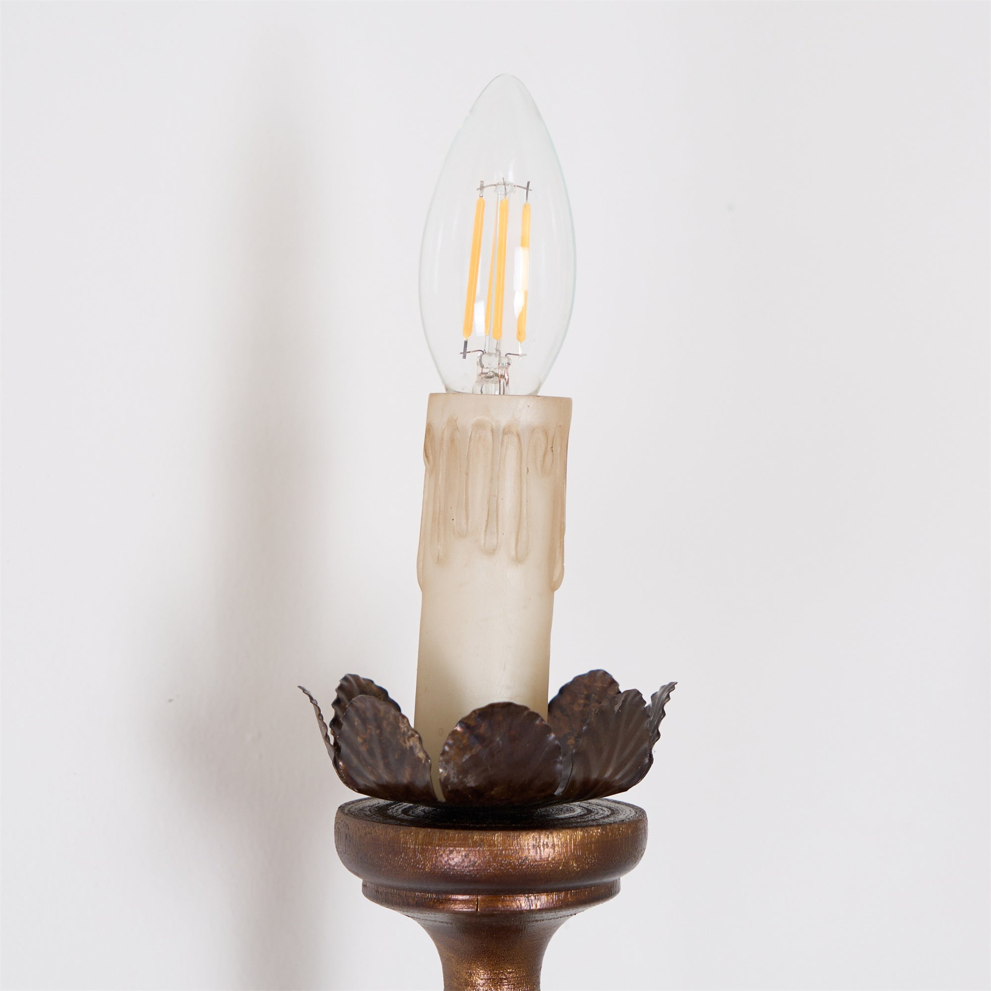 Catalos Vintage Industrial Wooden Wall Lamp - Letslighting