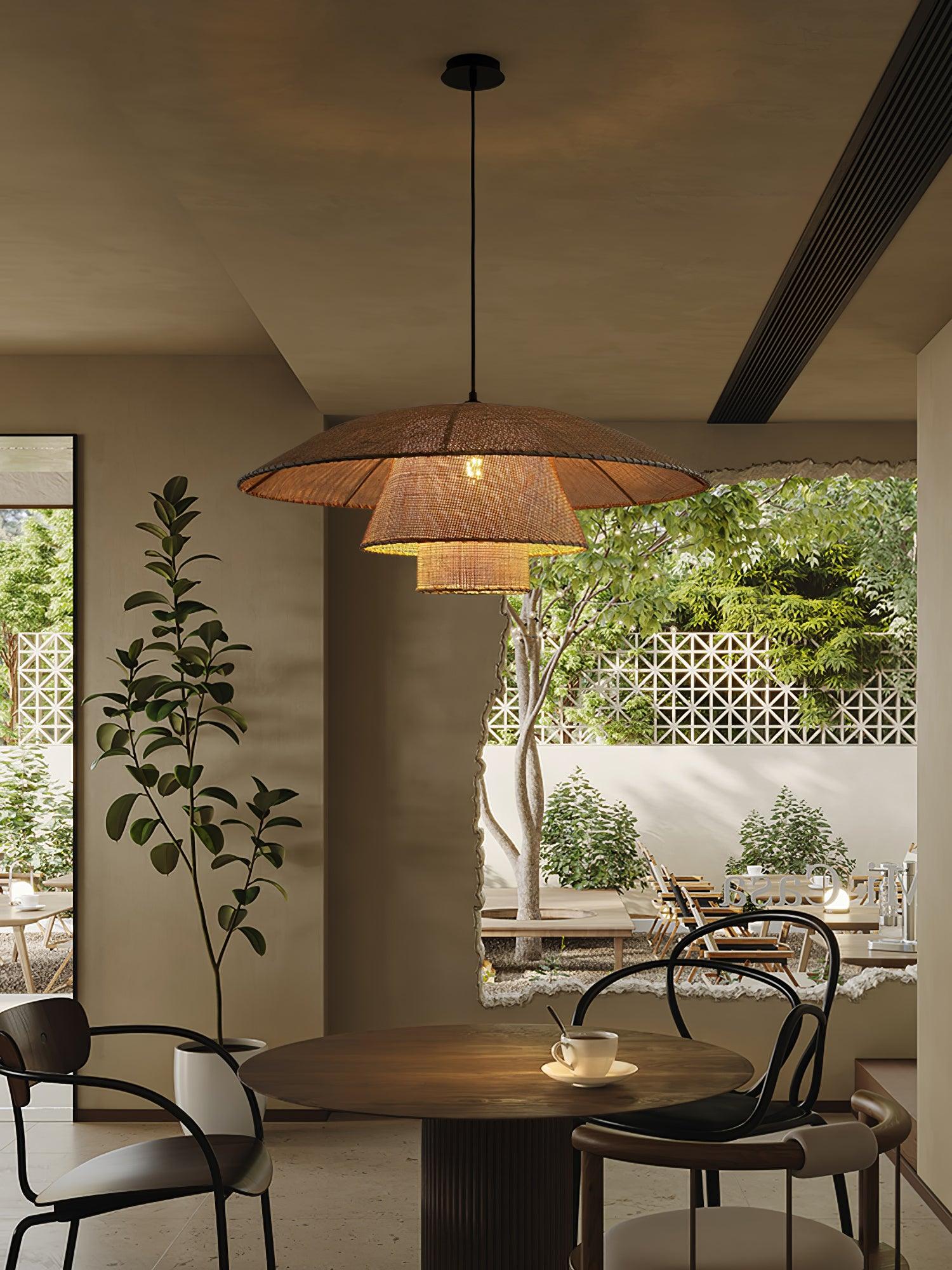 Orvellace Rattan Vintage Pendant Lamp - Letslighting