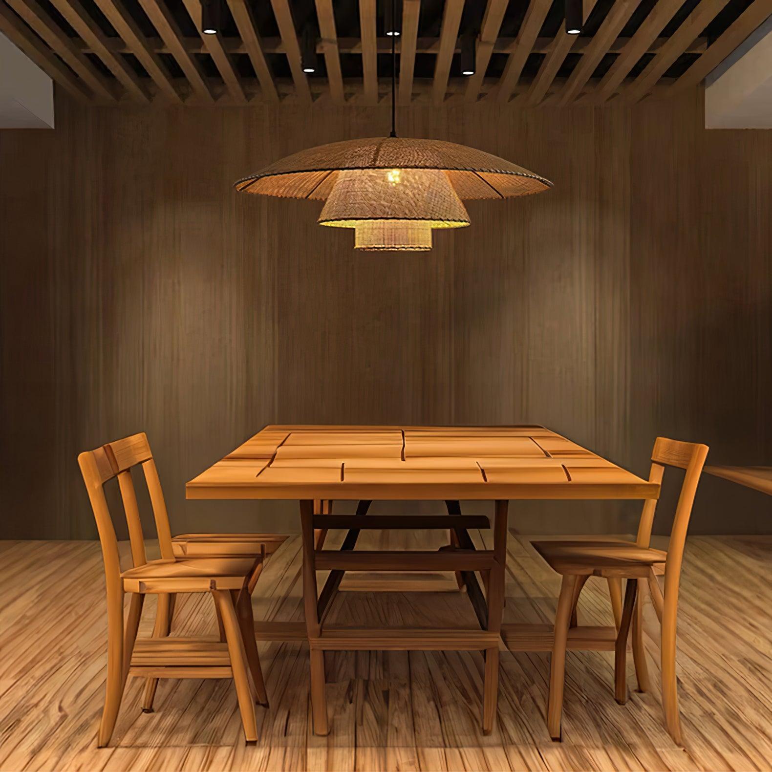 Orvellace Rattan Vintage Pendant Lamp - Letslighting