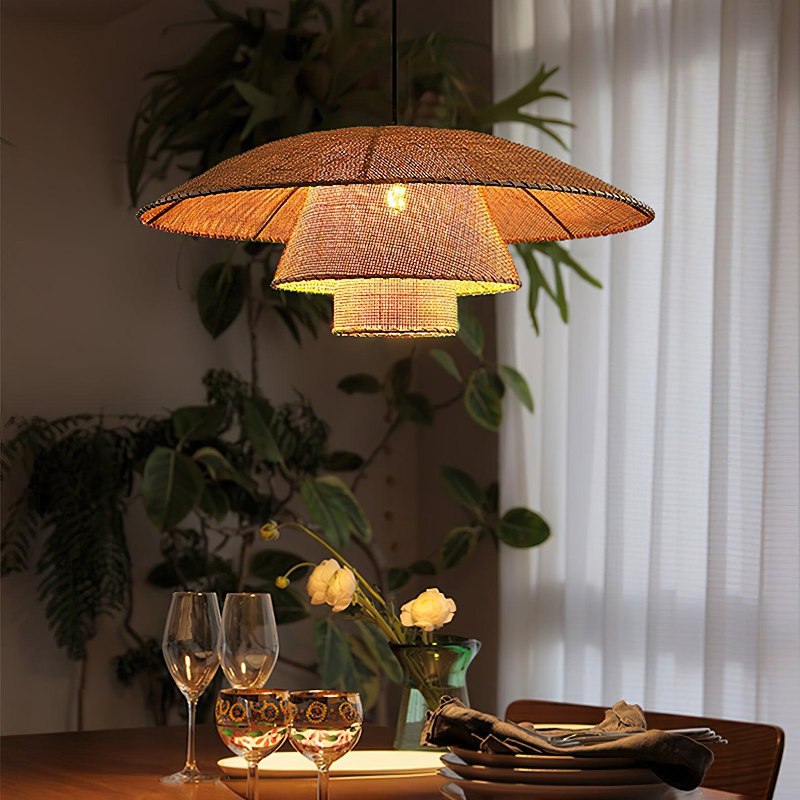 Orvellace Rattan Vintage Pendant Lamp - Letslighting