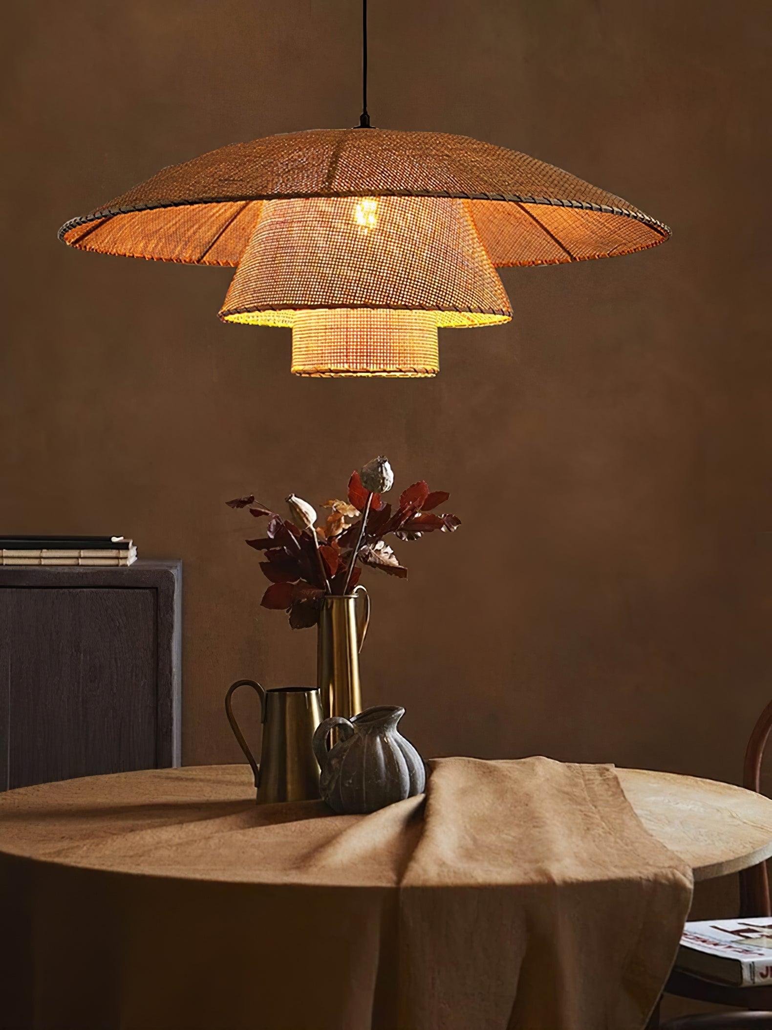 Orvellace Rattan Vintage Pendant Lamp - Letslighting