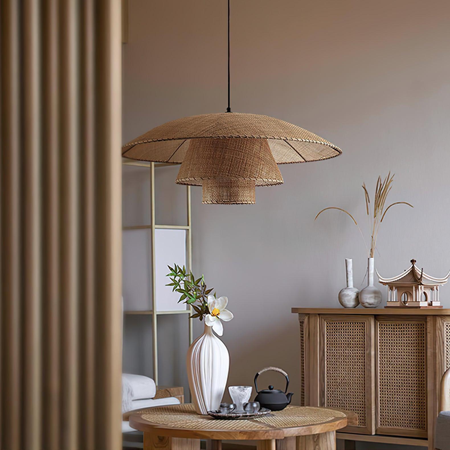 Orvellace Rattan Vintage Pendant Lamp - Letslighting