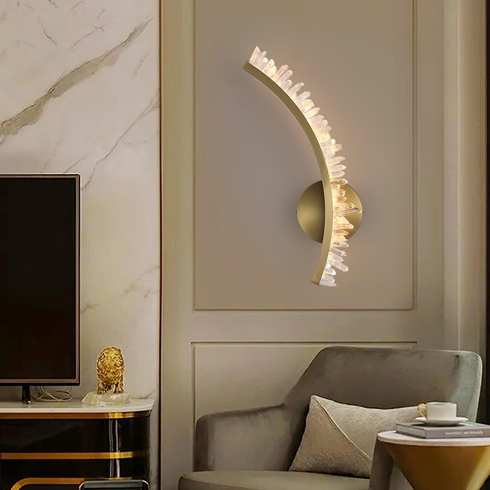 Prairie Premium Nordic Art Crystal Wall Light - Letslighting