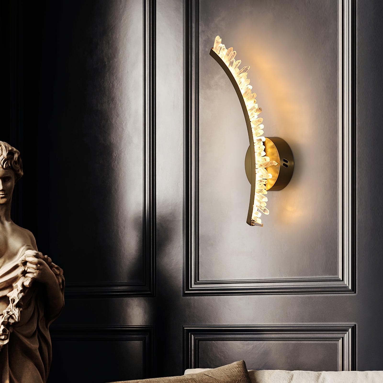 Prairie Premium Nordic Art Crystal Wall Light - Letslighting