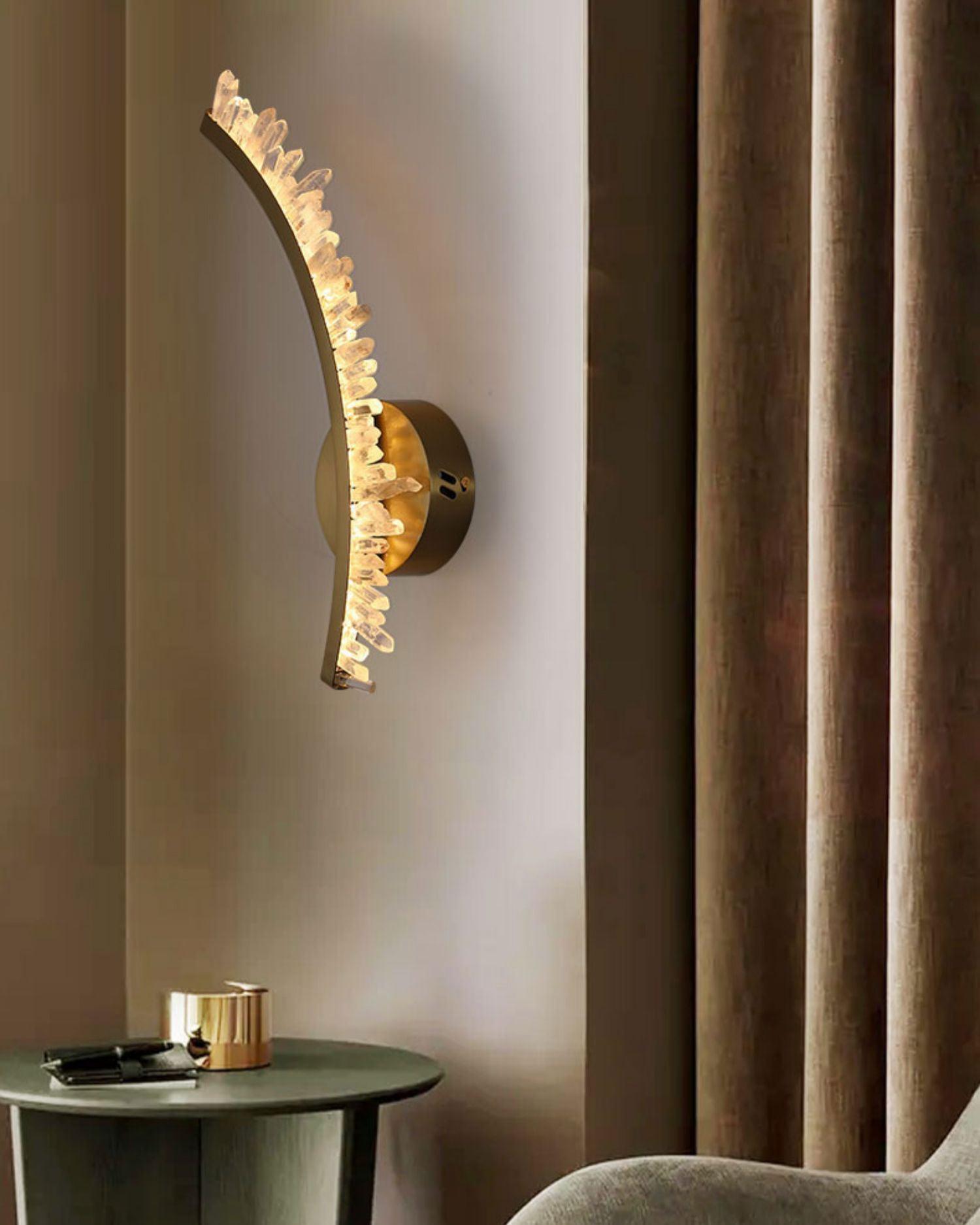Prairie Premium Nordic Art Crystal Wall Light - Letslighting
