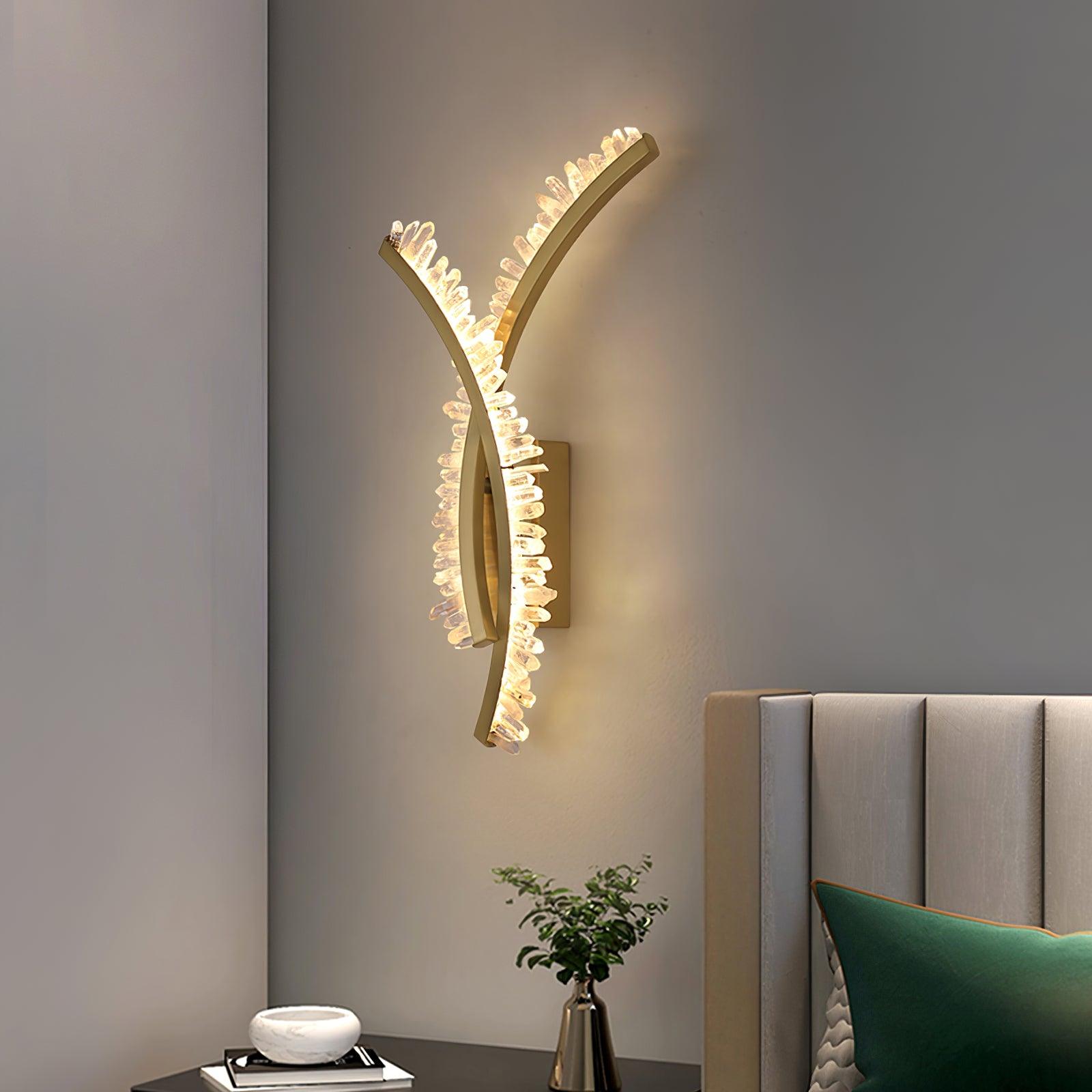 Prairie Premium Nordic Art Crystal Wall Light - Letslighting