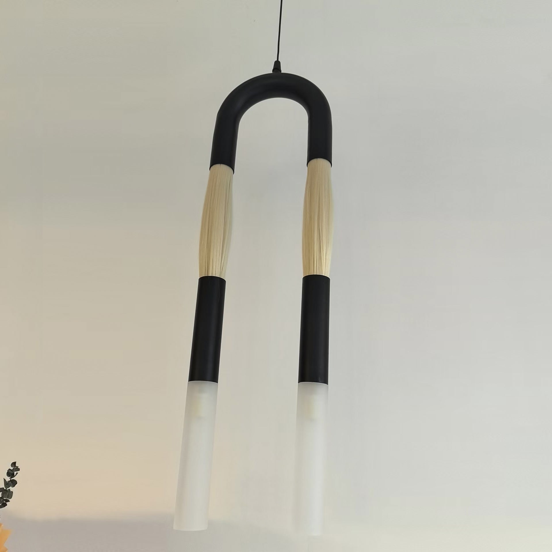 Cacarir Traditional Art Black Acrylic Pendant Lamp - Letslighting