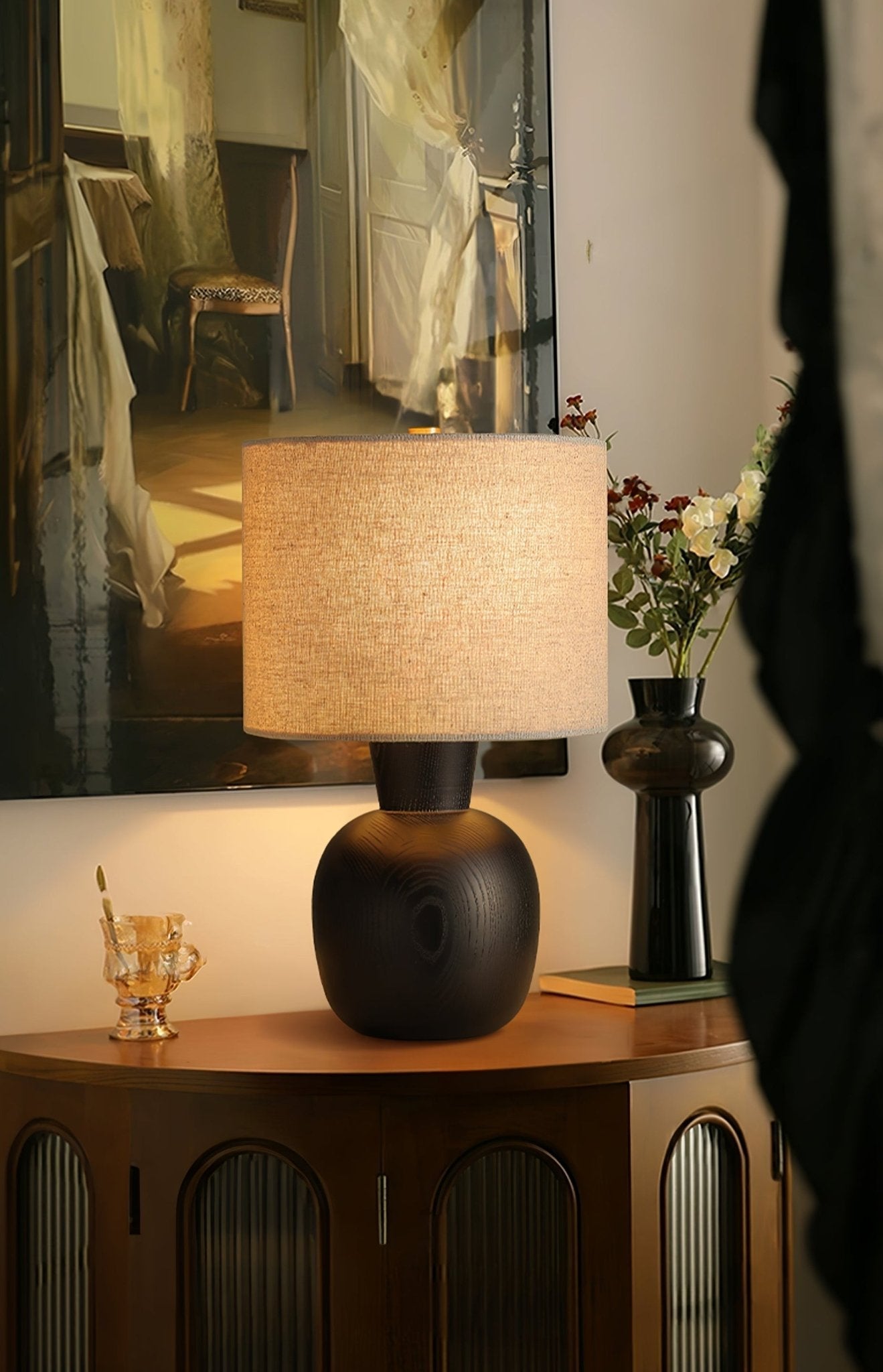 Joan Minimalist Wood Table Lamp - Letslighting