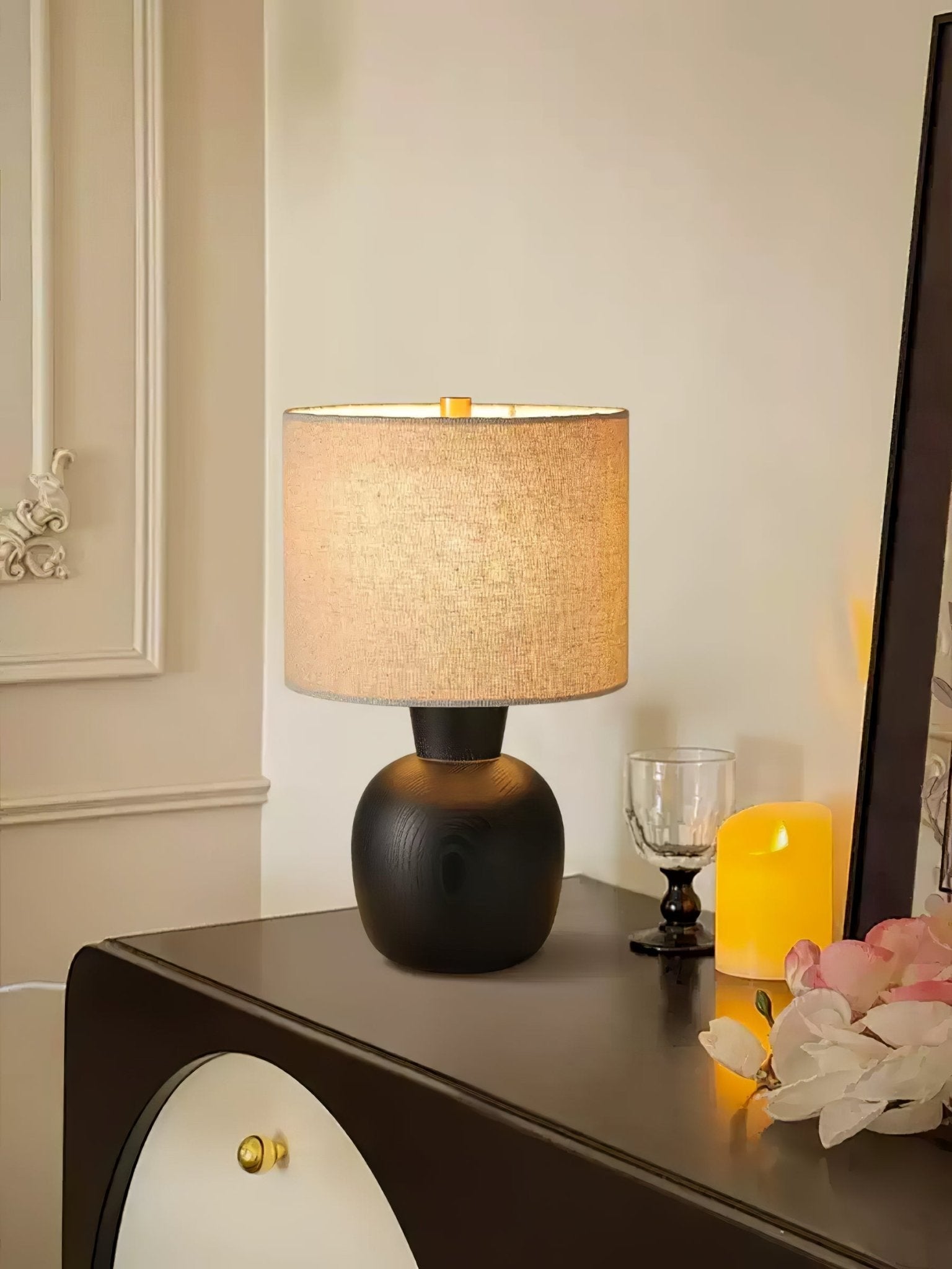 Joan Minimalist Wood Table Lamp - Letslighting
