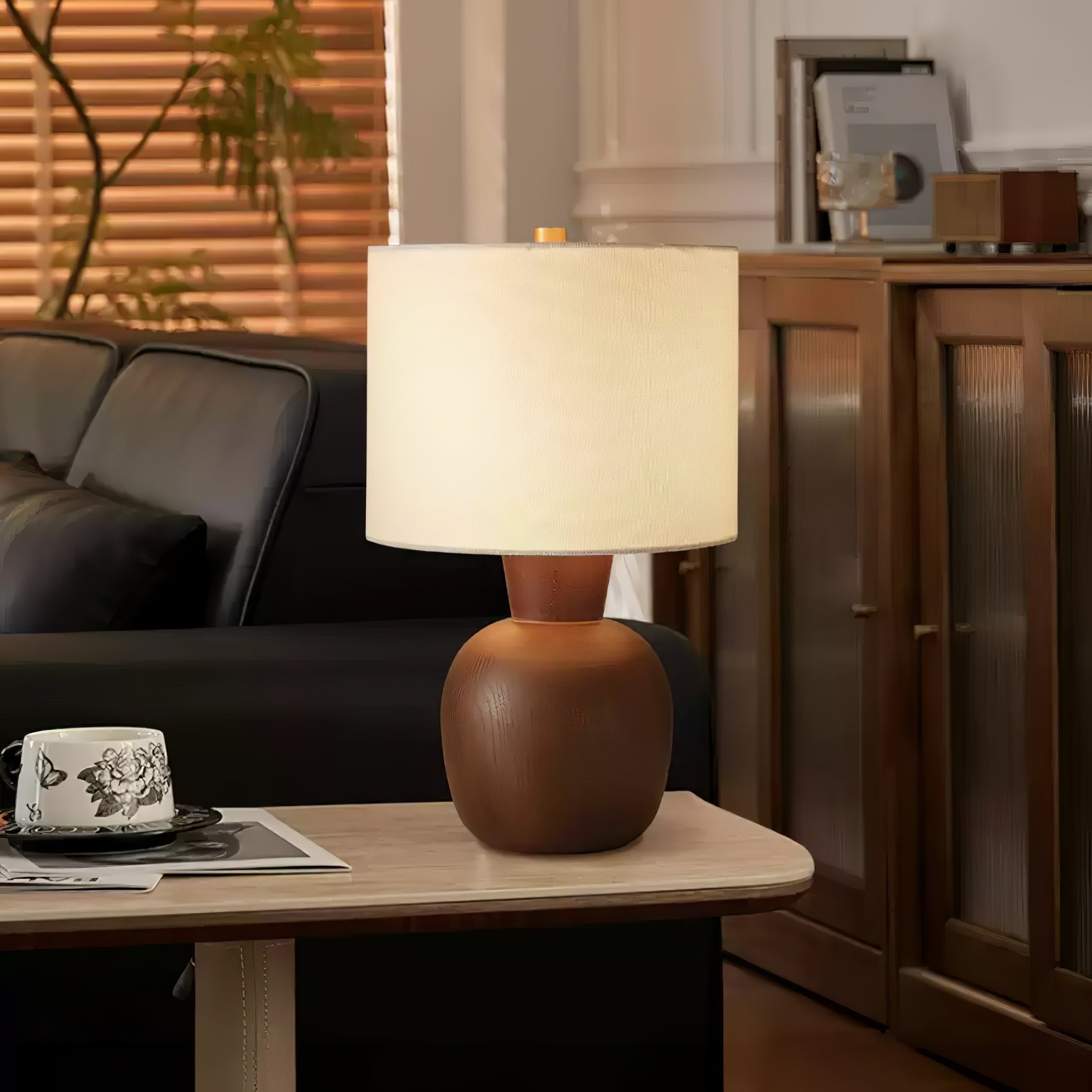 Joan Minimalist Wood Table Lamp - Letslighting