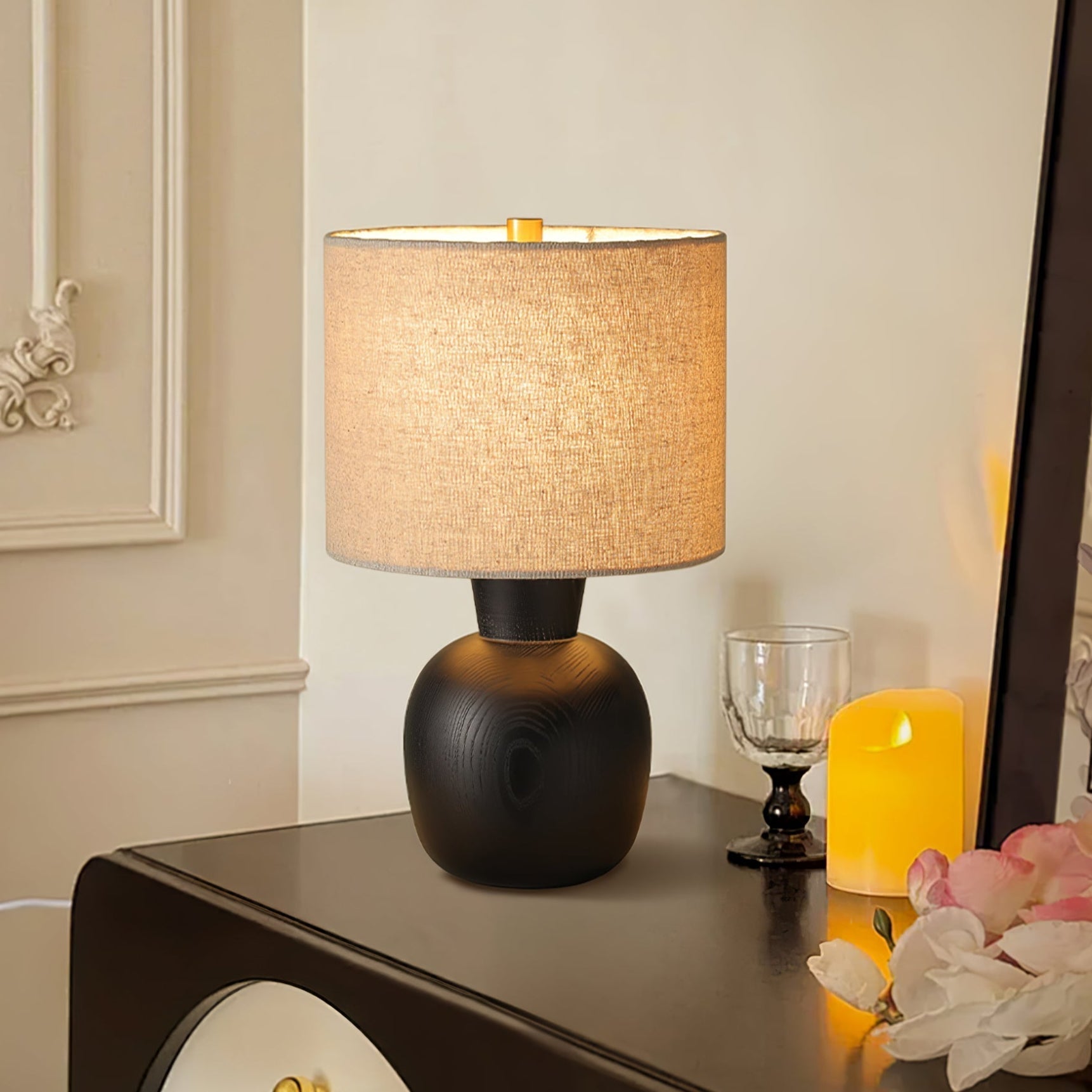 Joan Minimalist Wood Table Lamp - Letslighting