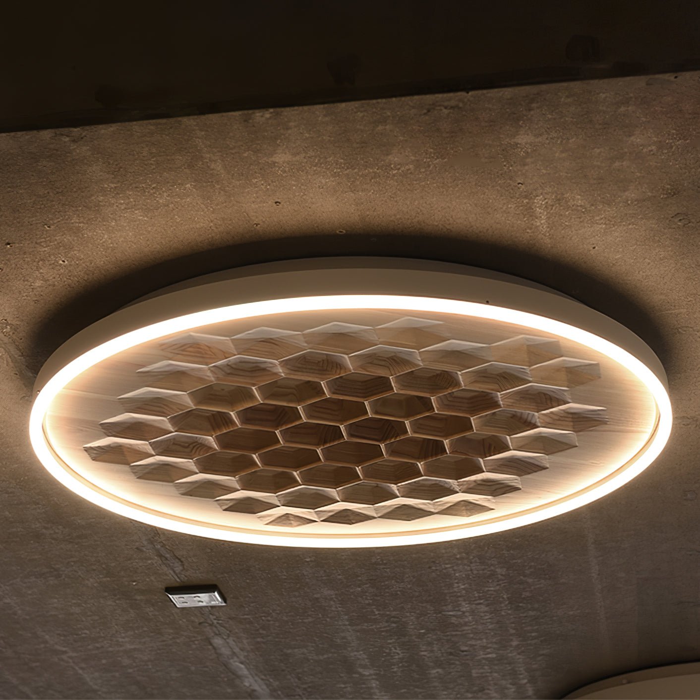 Cevynira Textured Bronze Flush Mount - Letslighting