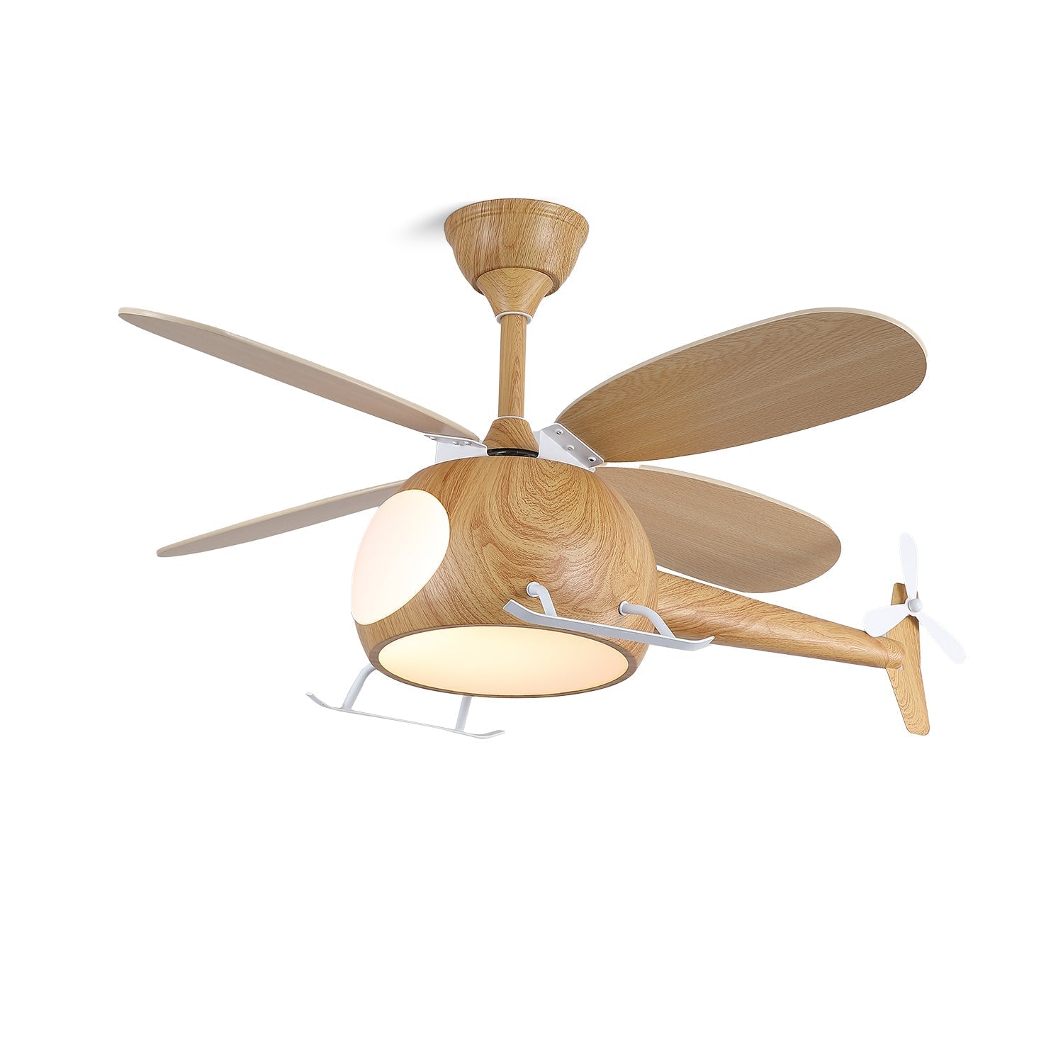 Aviara Modern Wood Ceiling Fan Light - Letslighting