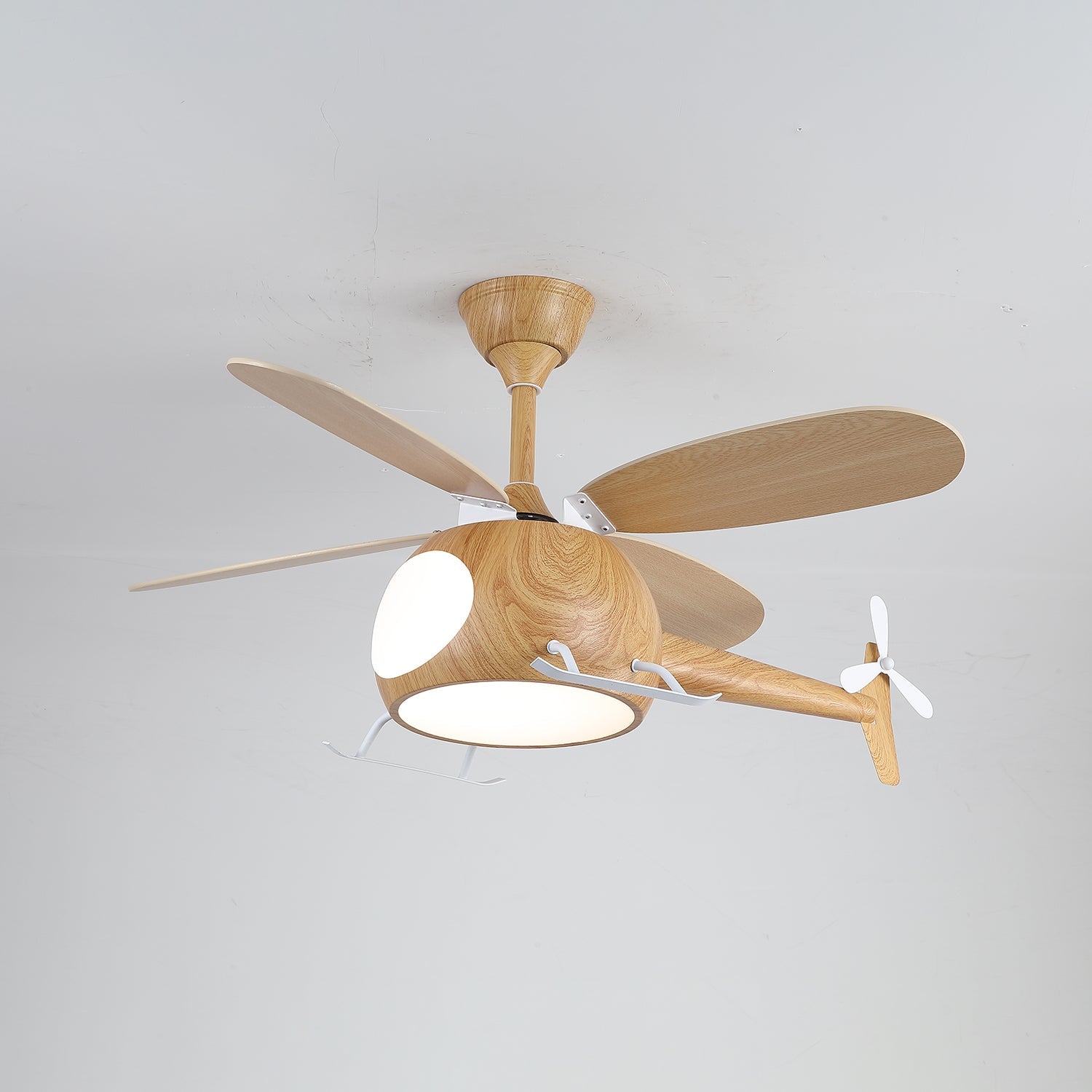 Aviara Modern Wood Ceiling Fan Light - Letslighting