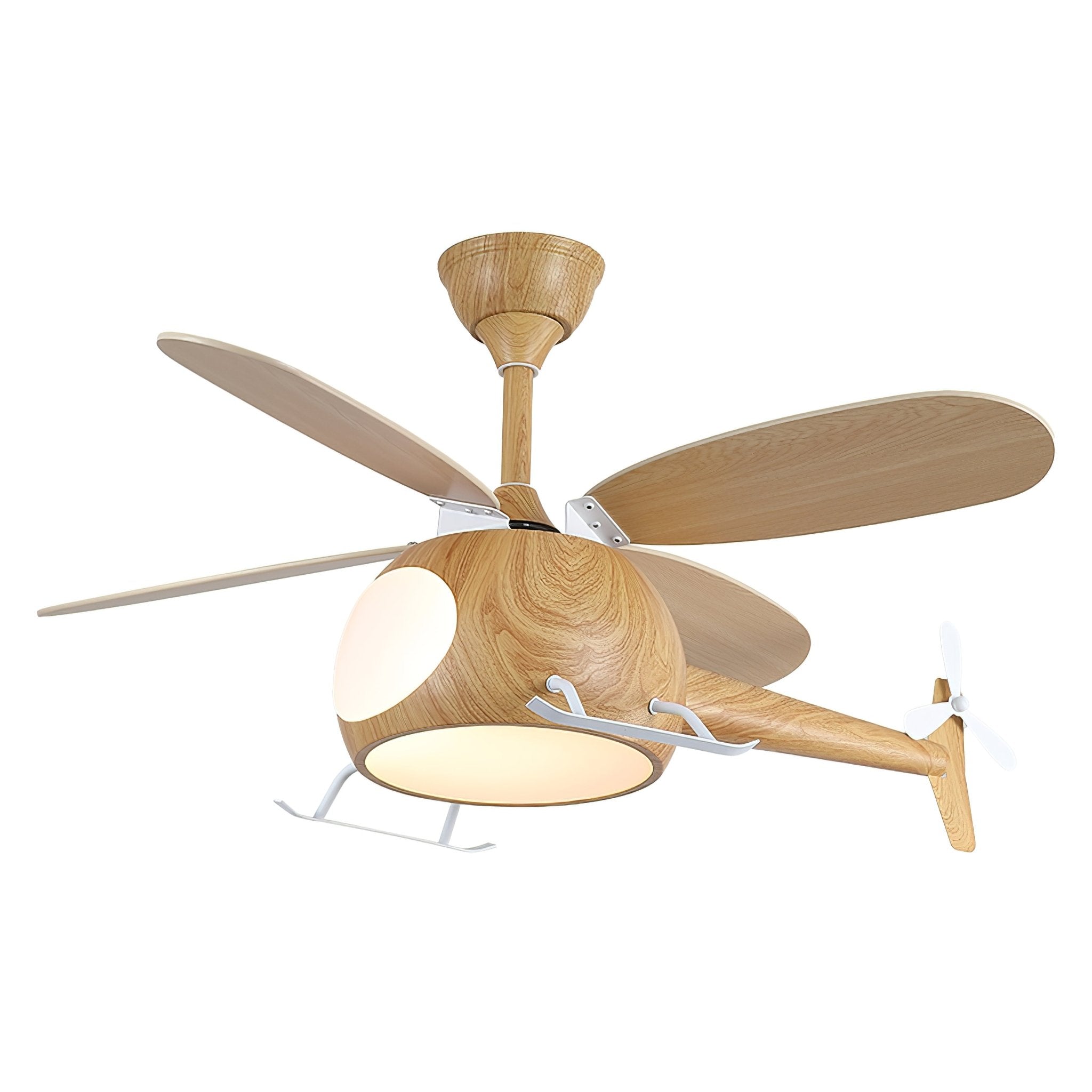 Aviara Modern Wood Ceiling Fan Light - Letslighting