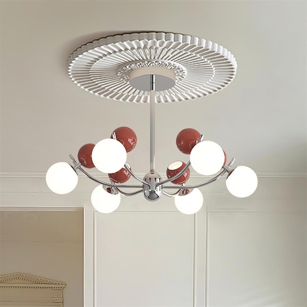 Helio Chandelier Modern Elegance Contrasting Colors - Letslighting