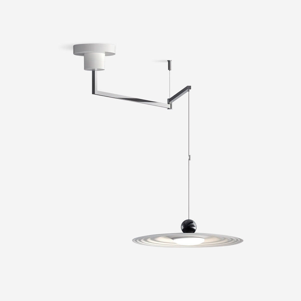 Helios Rocker Pendant Lamp Adjustable Sculptural Minimalist - Letslighting