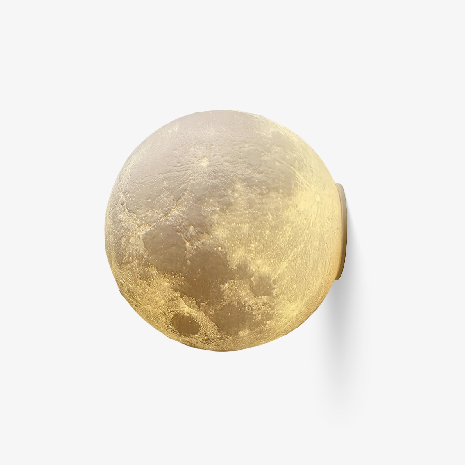 Olsolan Nordic Art Moon 3D Plastic Wall Lamp - Letslighting