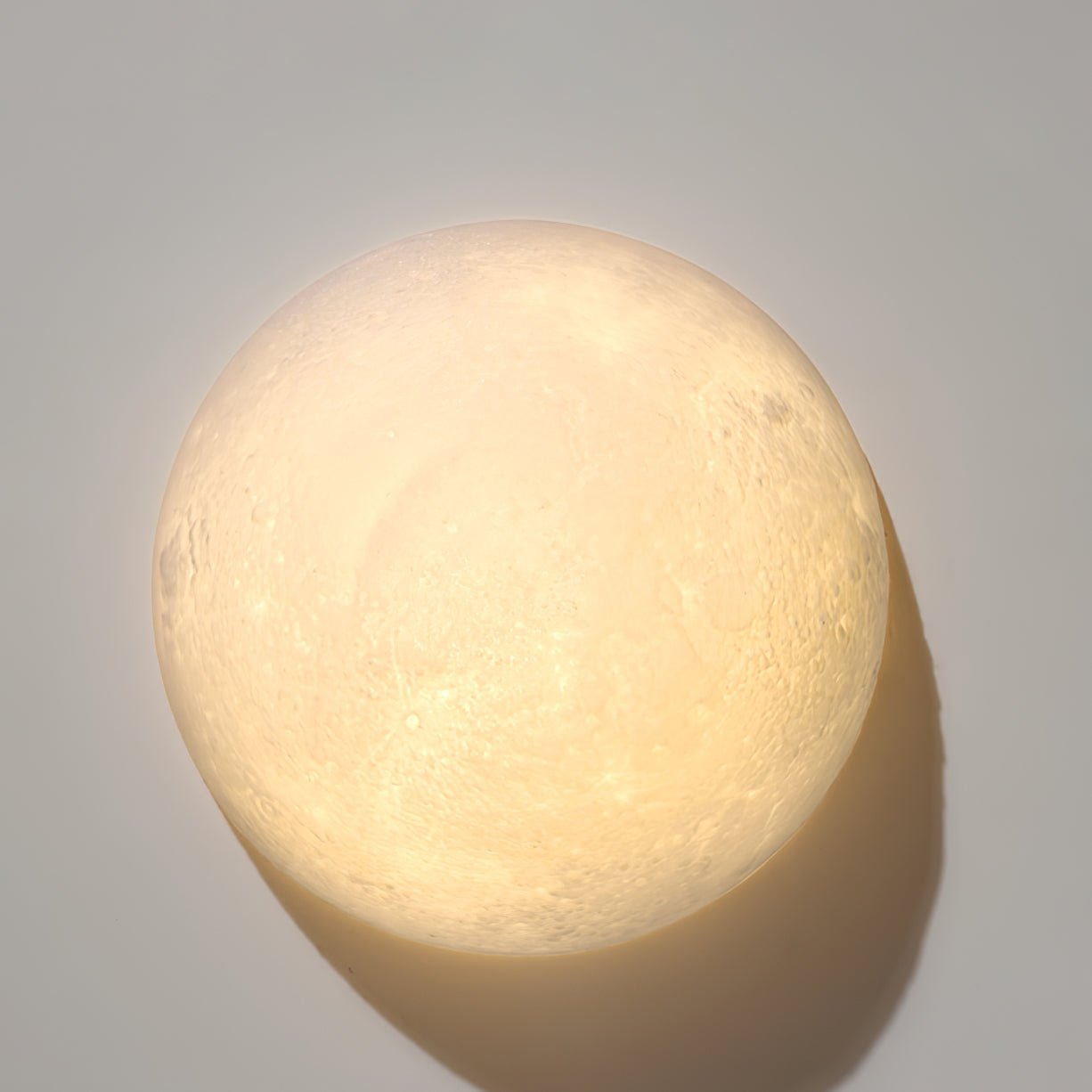 Olsolan Nordic Art Moon 3D Plastic Wall Lamp - Letslighting