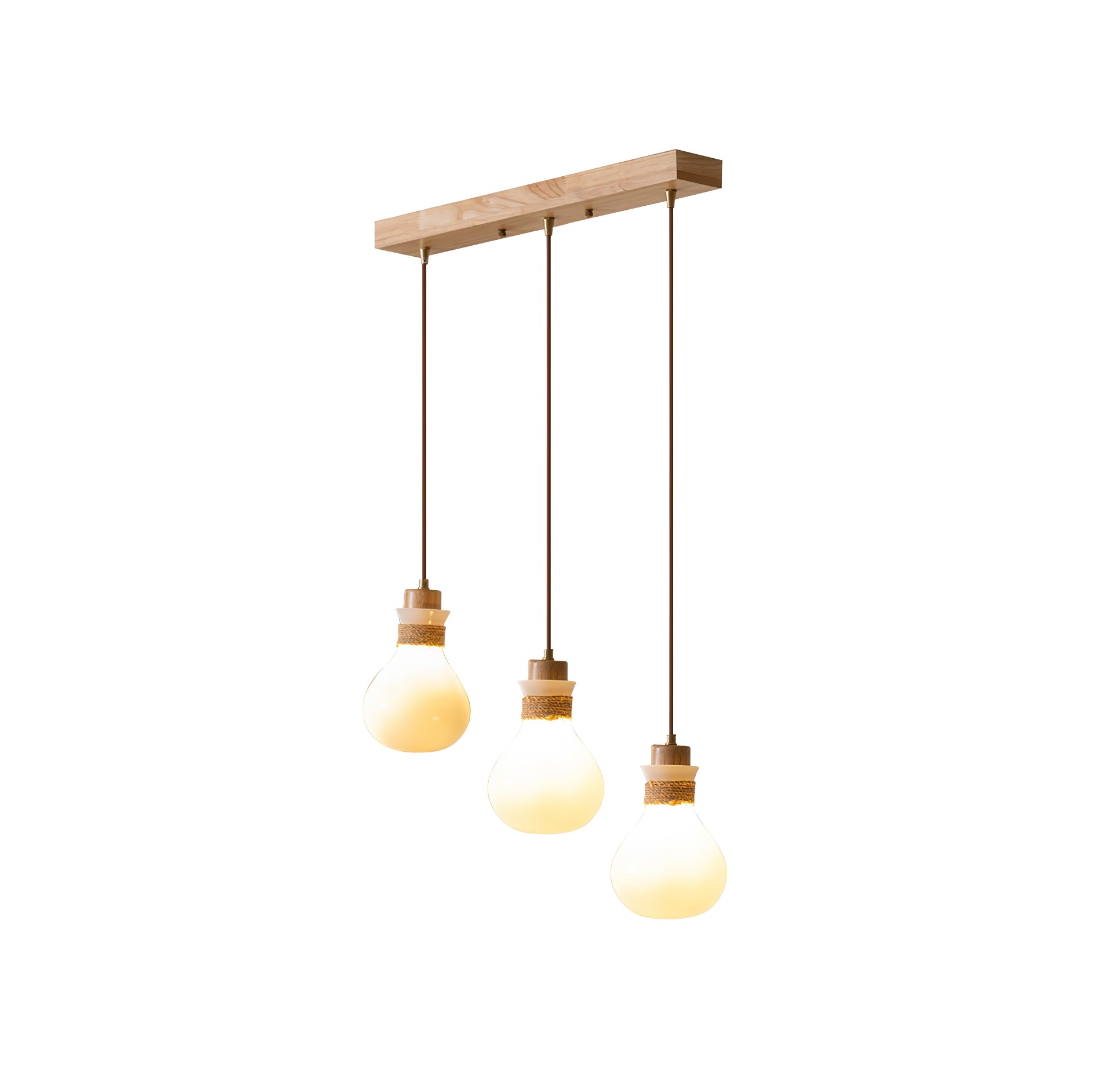 Votheor Modern Minimalist Unique Rope Glass Pendant Lamp - Letslighting