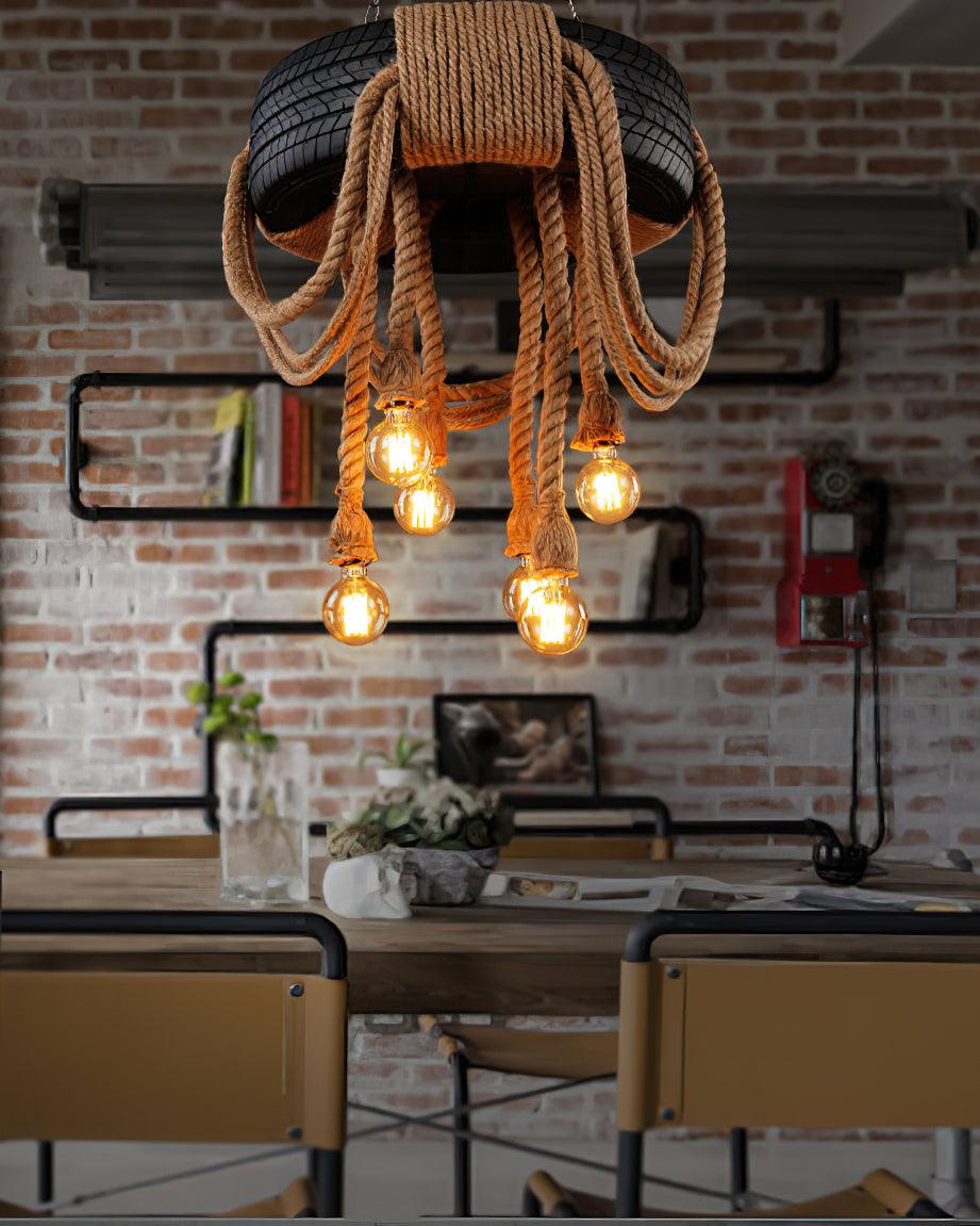 Larry Industrial Chandelier - Letslighting
