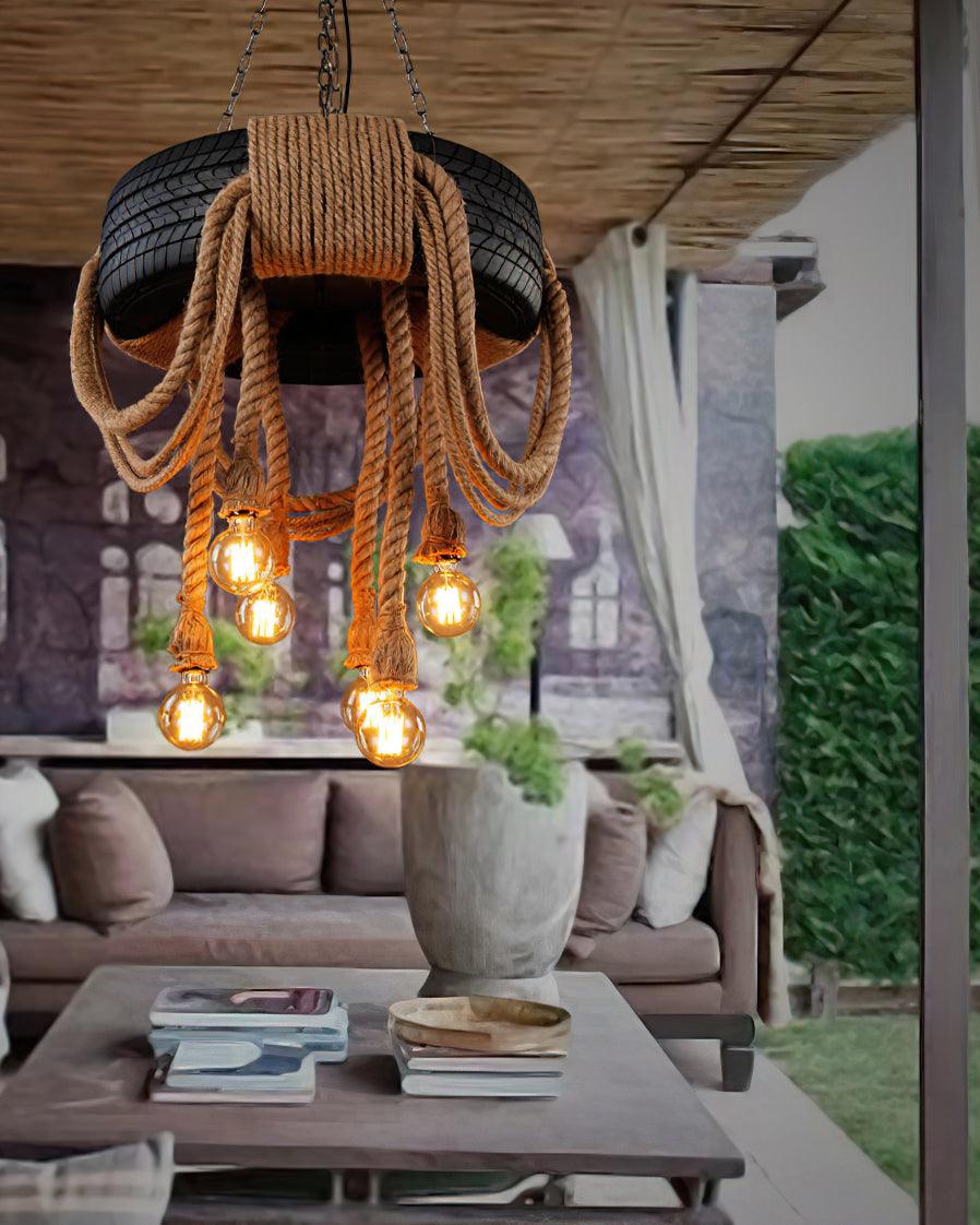 Larry Industrial Chandelier - Letslighting