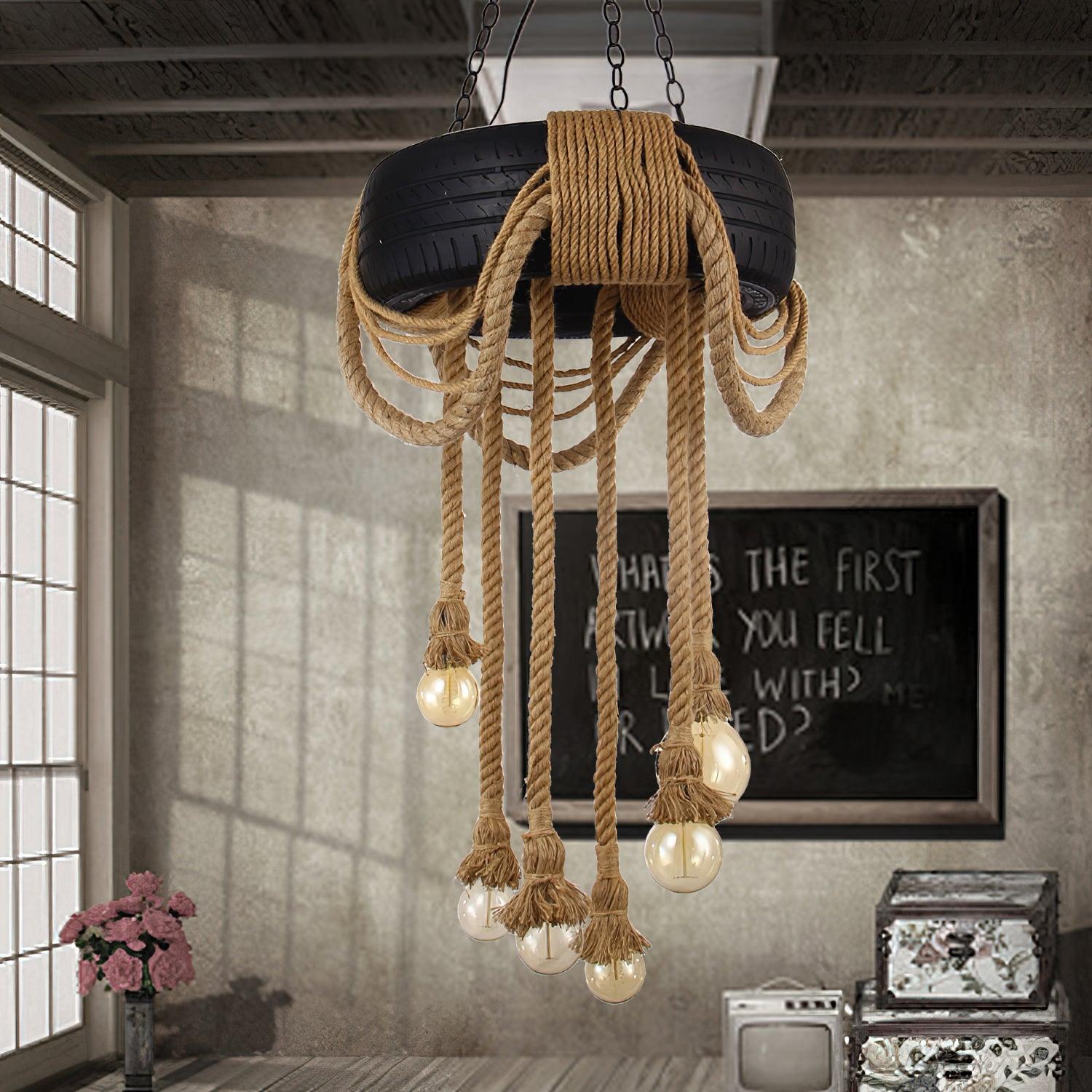 Larry Industrial Chandelier - Letslighting