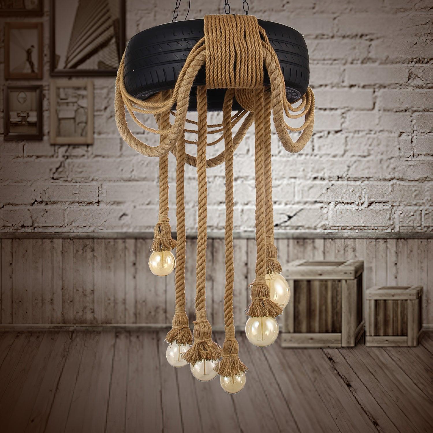Larry Industrial Chandelier - Letslighting