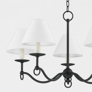Aurora Chandelier Curved Arms Vintage - Letslighting