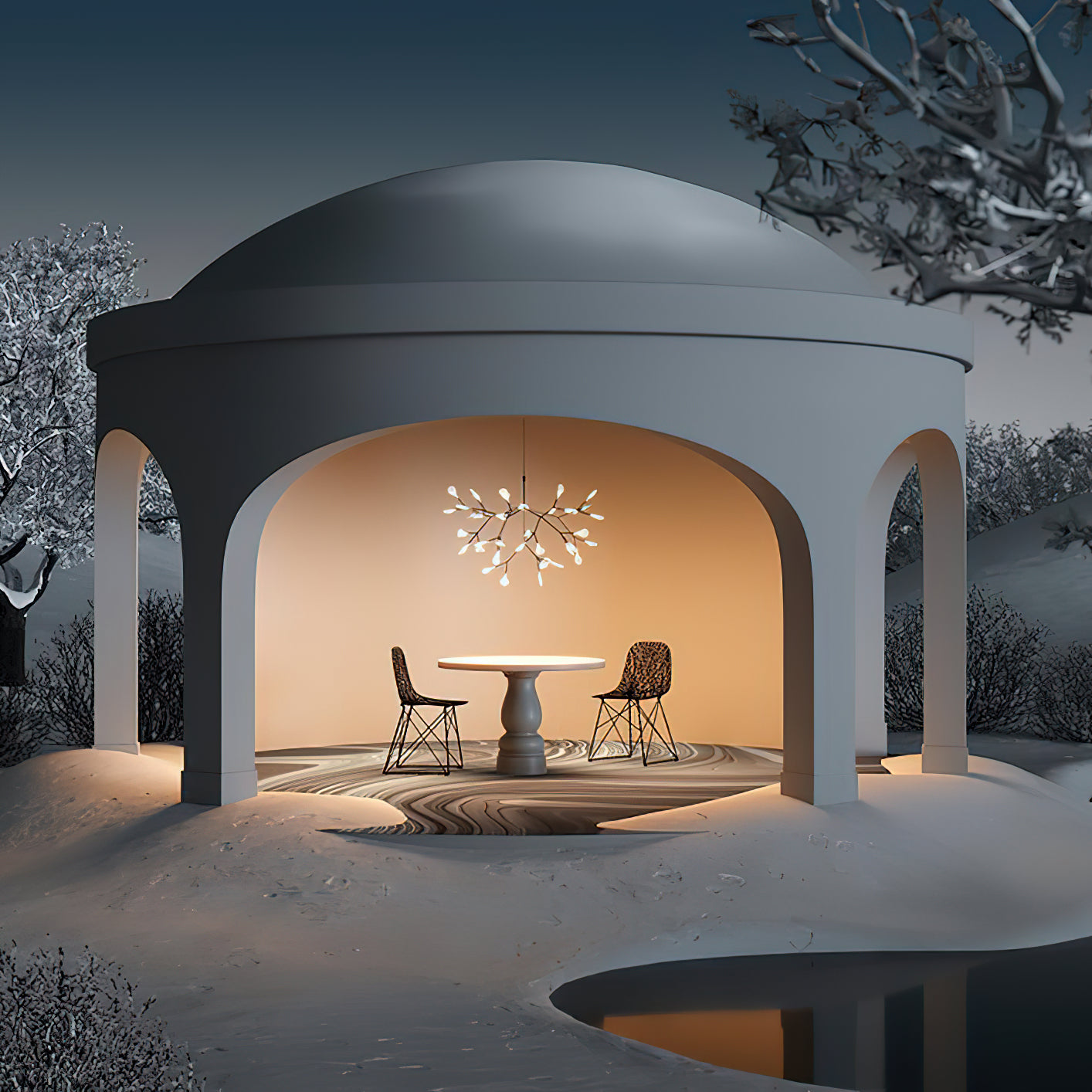 Allirus Postmodern Luxury Acrylic Chandelier - Letslighting