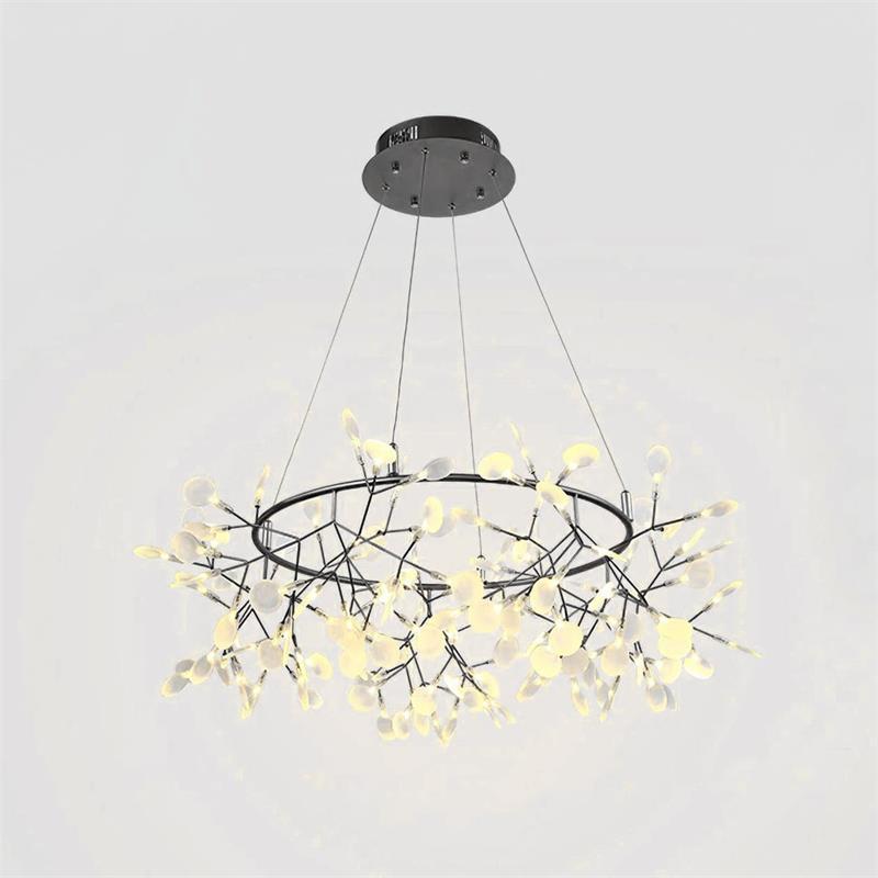 Arthearae Postmodern Luxury Round Acrylic Chandelier - Letslighting