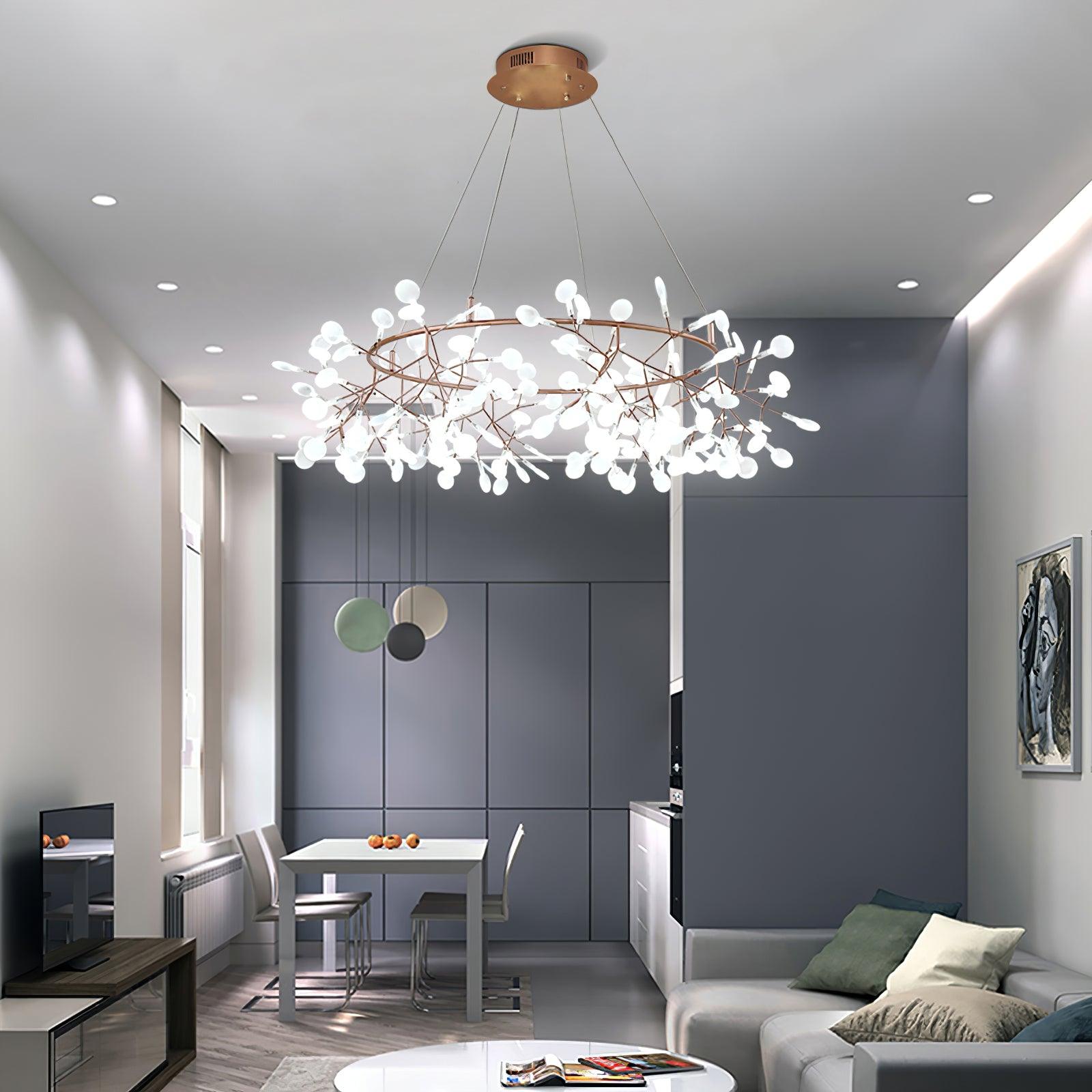 Arthearae Postmodern Luxury Round Acrylic Chandelier - Letslighting