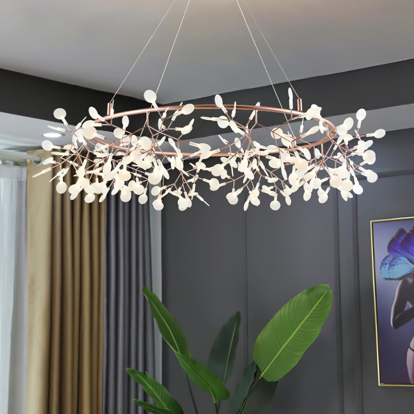Arthearae Postmodern Luxury Round Acrylic Chandelier - Letslighting