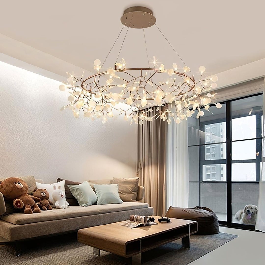 Arthearae Postmodern Luxury Round Acrylic Chandelier - Letslighting