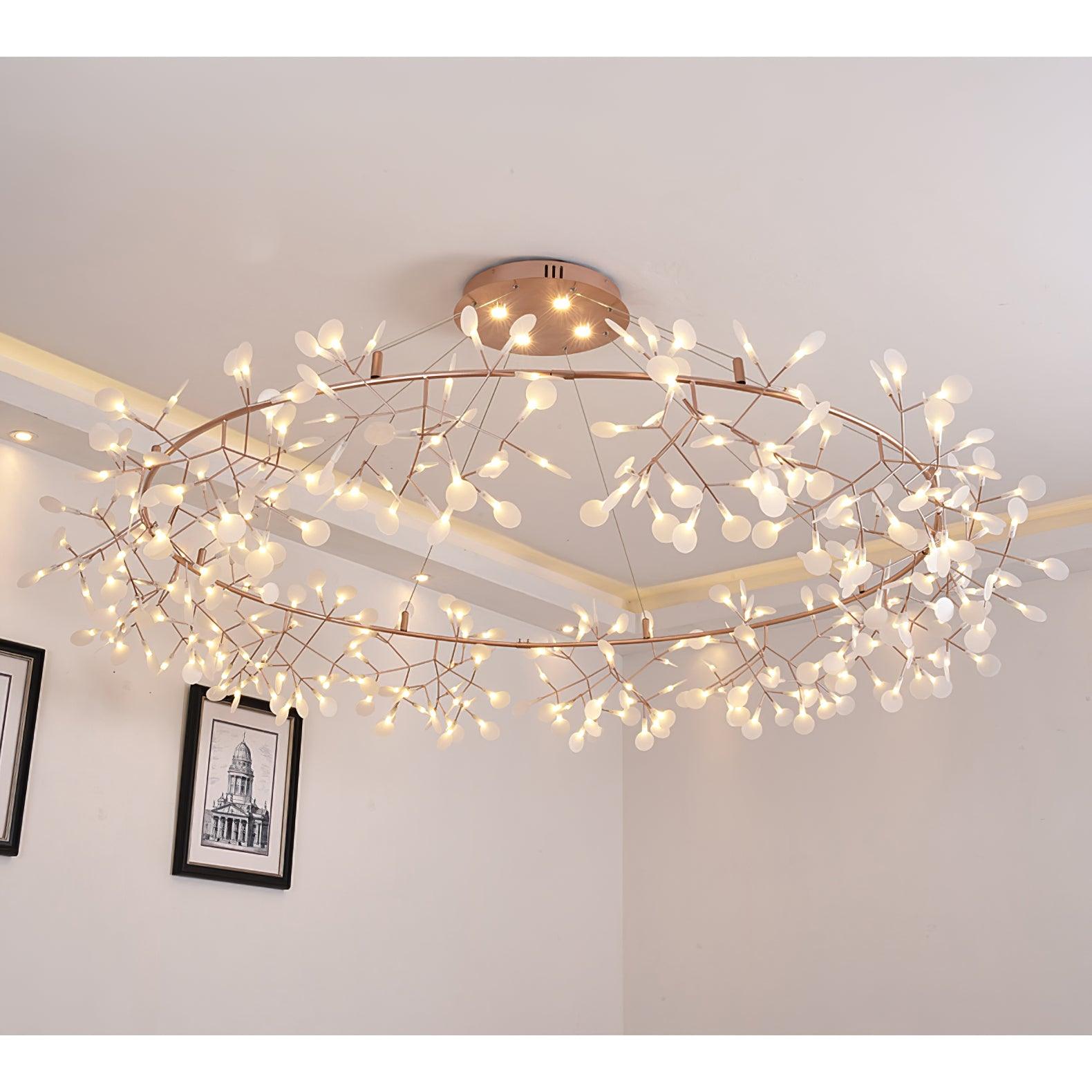 Arthearae Postmodern Luxury Round Acrylic Chandelier - Letslighting