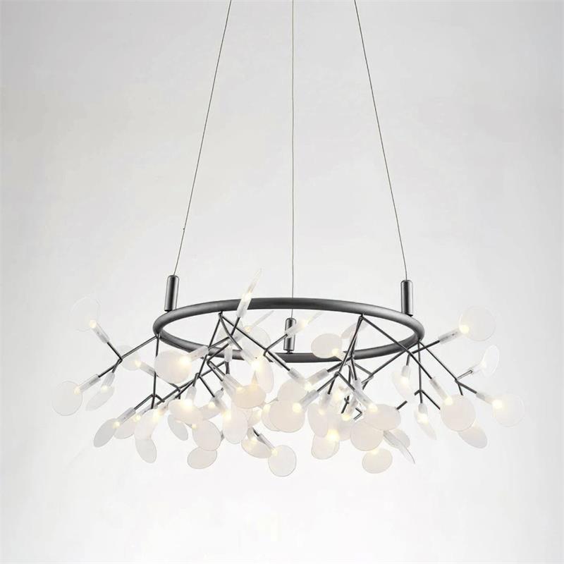 Arthearae Postmodern Luxury Round Acrylic Chandelier - Letslighting